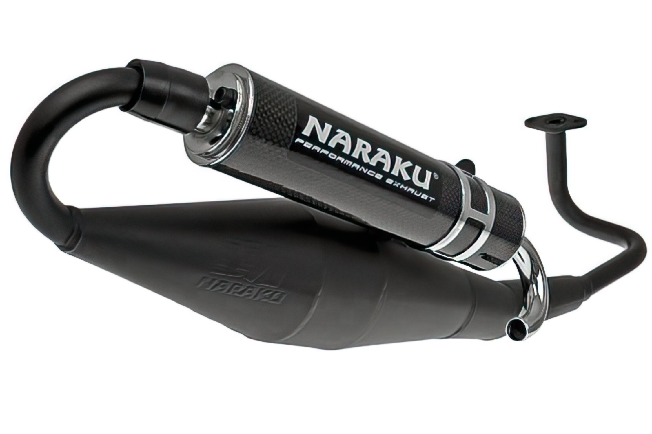 Image of Auspuff Naraku Crossover GY6 schwarz Carbon ESD