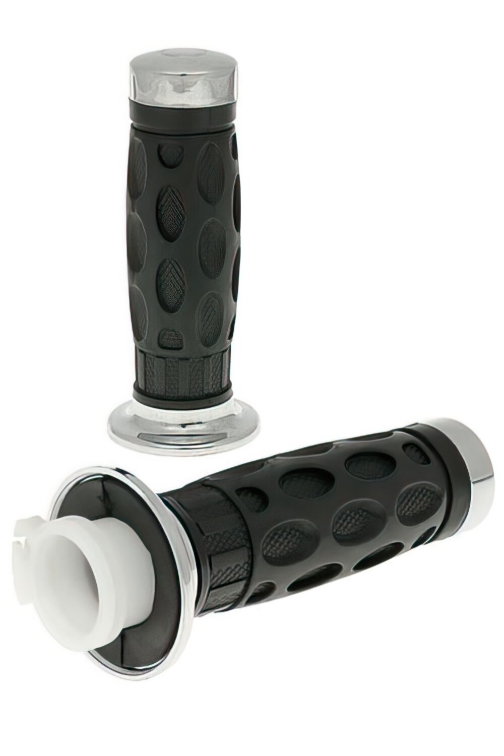 Image of Lenkergriffe GY6 chrom mit Gasgriffhülse