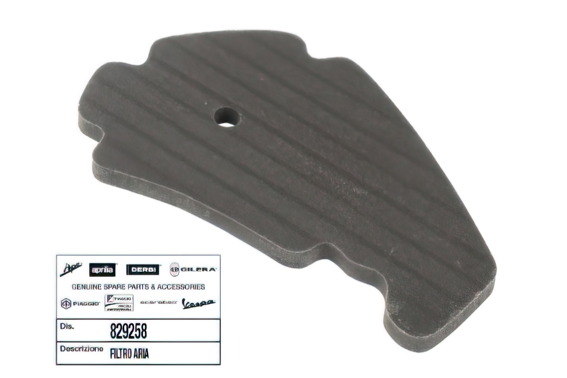 Image of Luftfilter original Piaggio 125-500 4-Takt