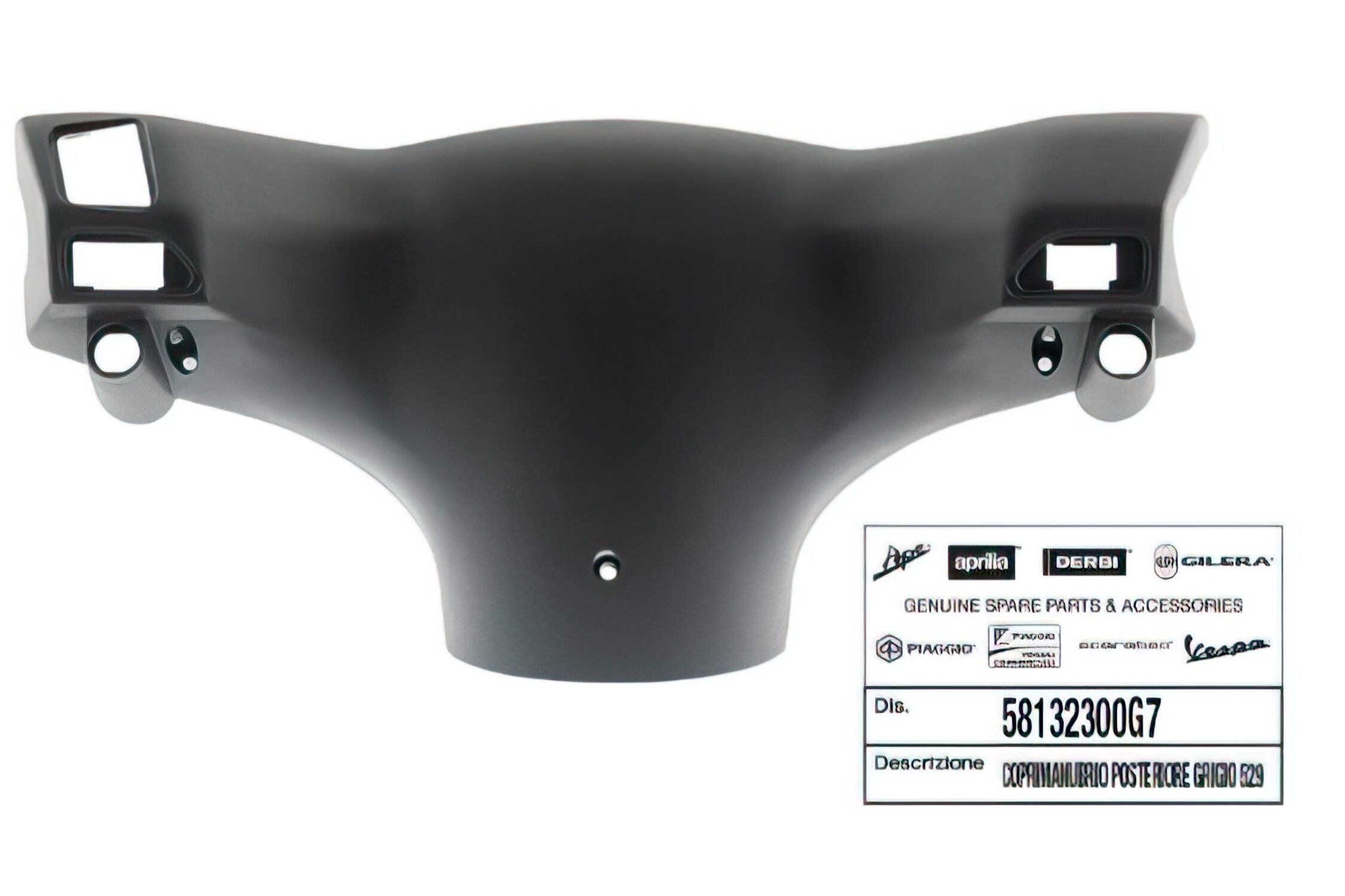 Image of Lenkerverkleidung innen original Piaggio Zip SP2