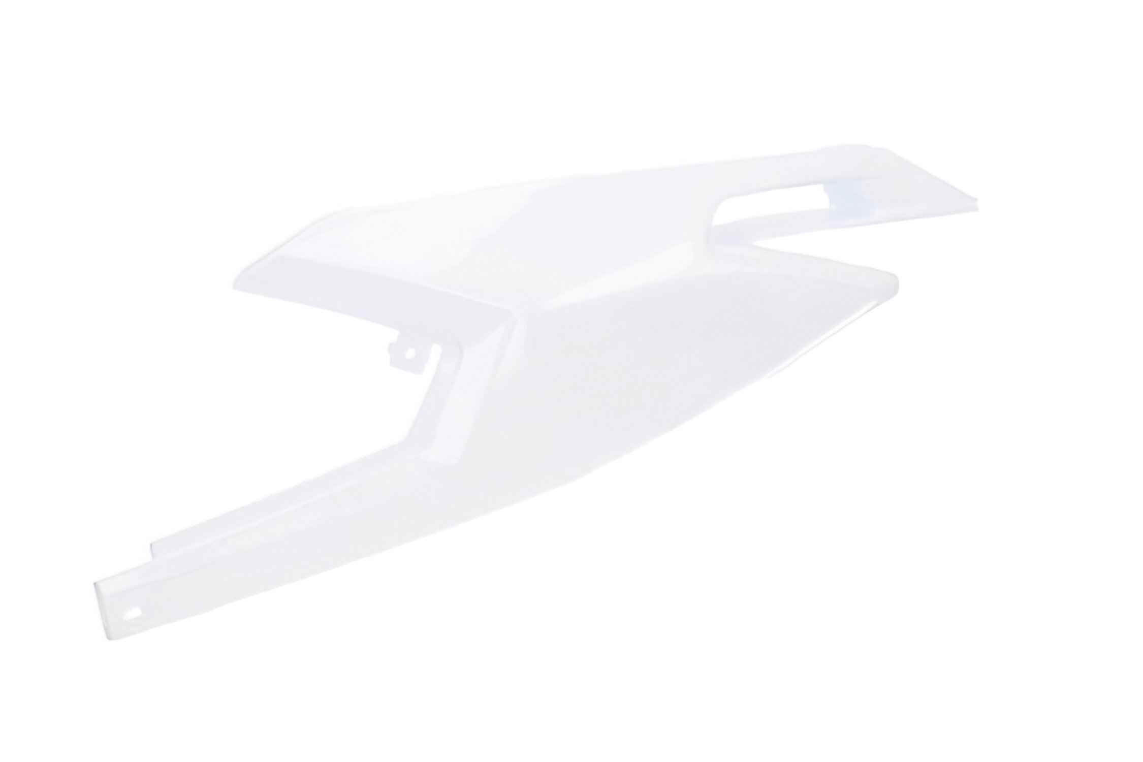 Image of Seitenverkleidung hinten links weiss Derbi Senda / Gilera / Aprilia ab 2018