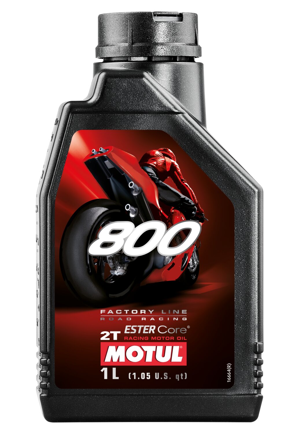 Motoröl 2-Takt Motul 800 Synthese-Technologie 100% 1 Liter