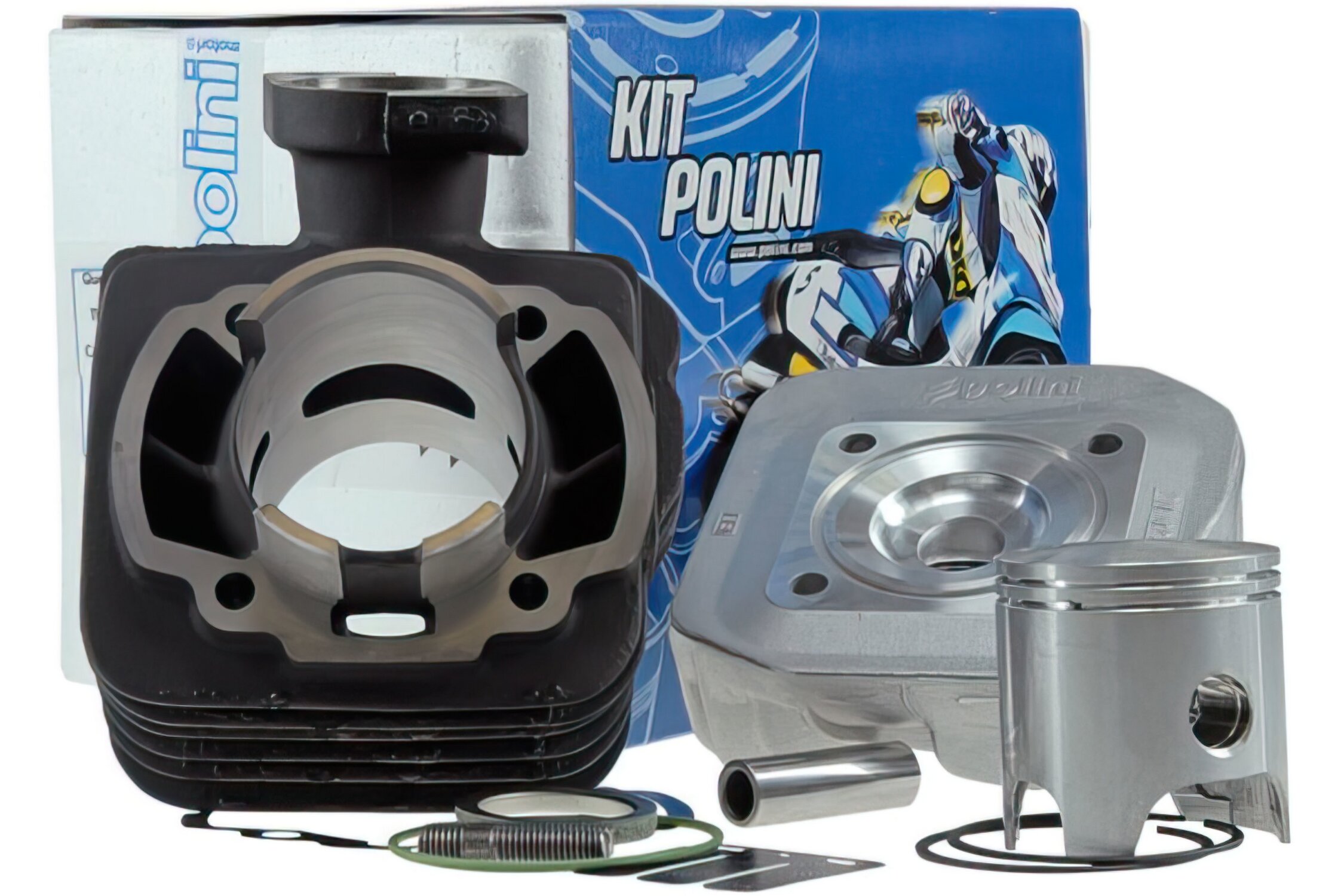 Image of Zylinder Kit Polini Grauguss 70ccm Peugeot stehend AC