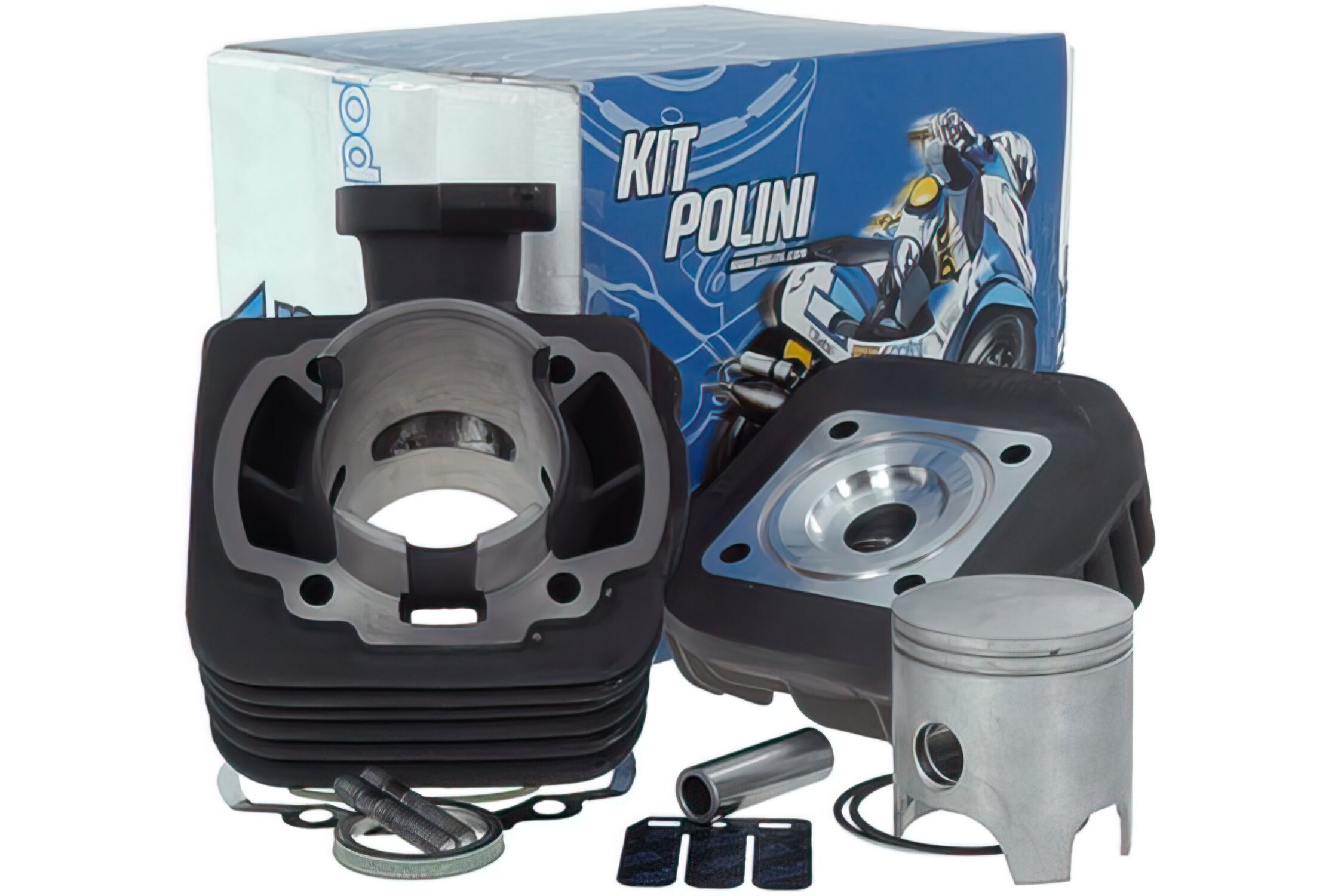Image of Zylinder Kit Polini Corsa 70ccm Peugeot stehend AC