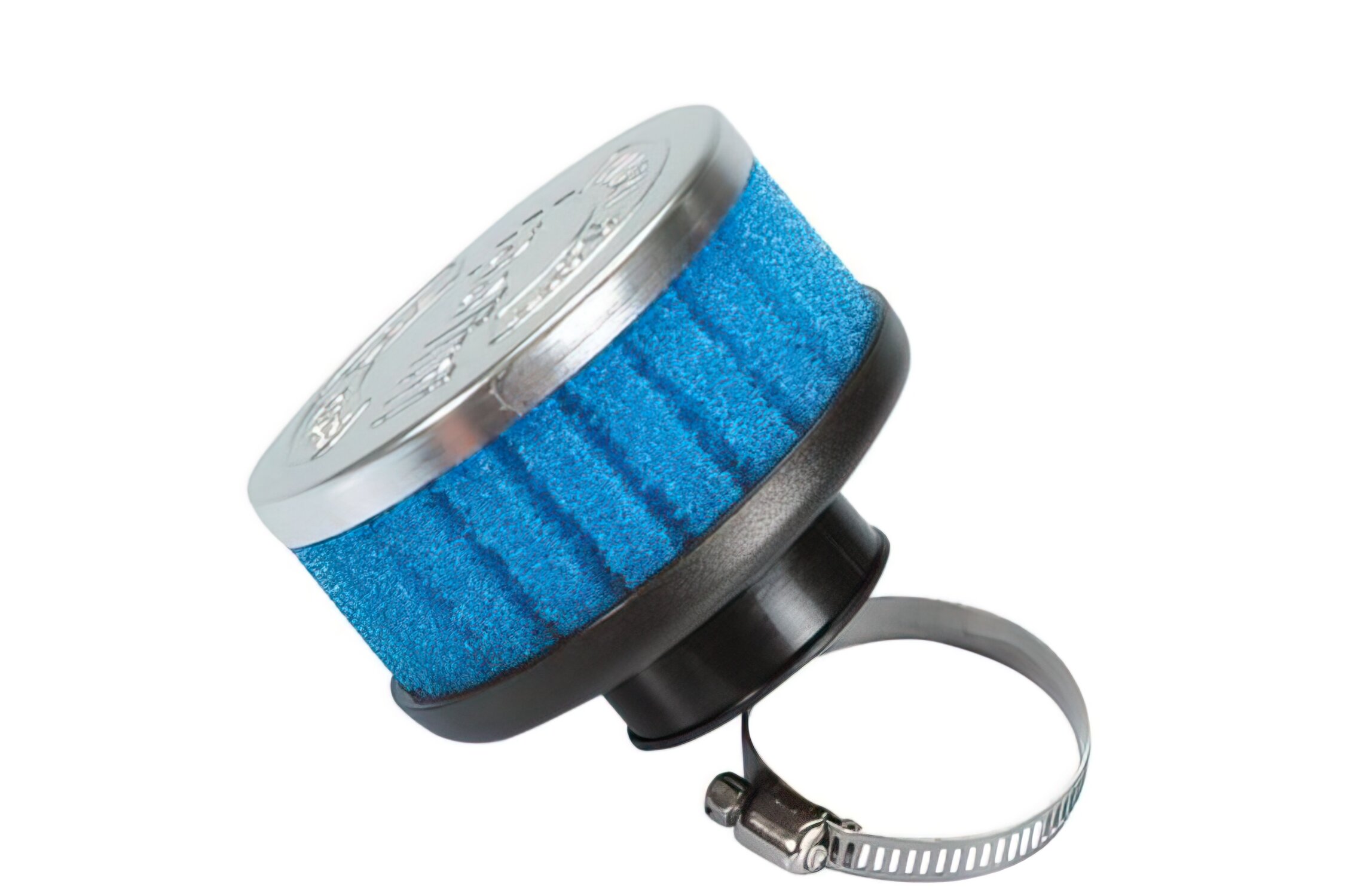 Image of Luftfilter Polini kurz gerade AW 37/38mm PHBG/PHBL blau