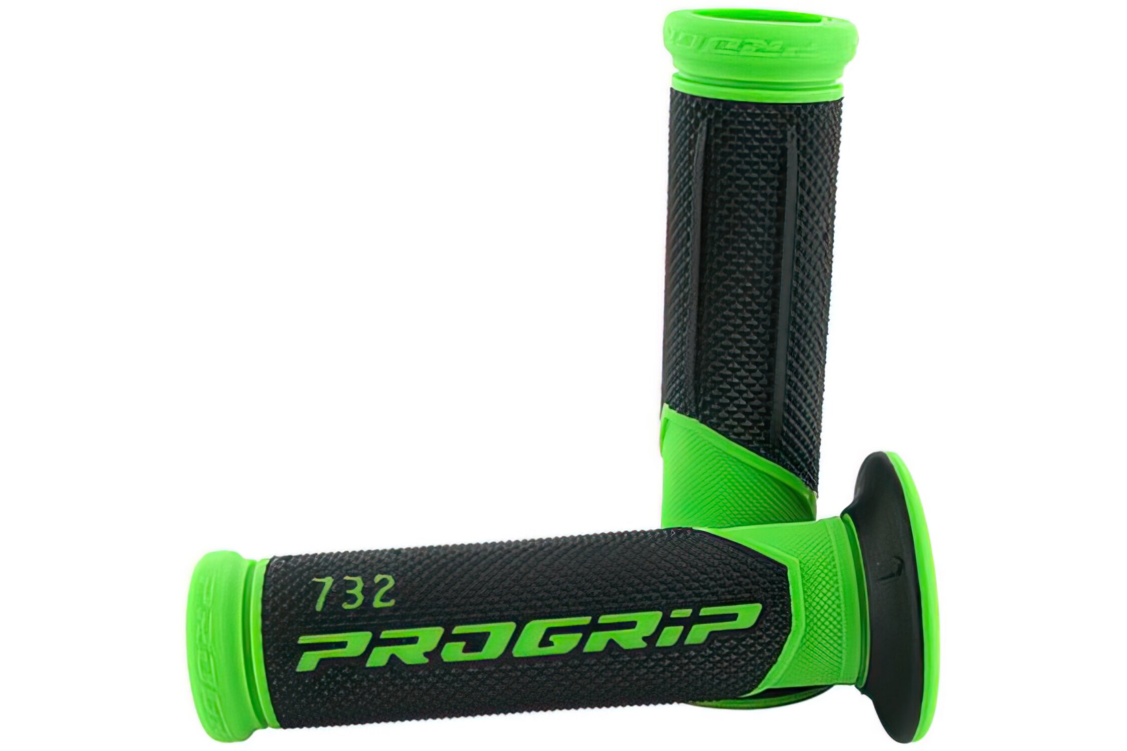 Image of Lenkergriffe Progrip Road 732 schwarz / grün