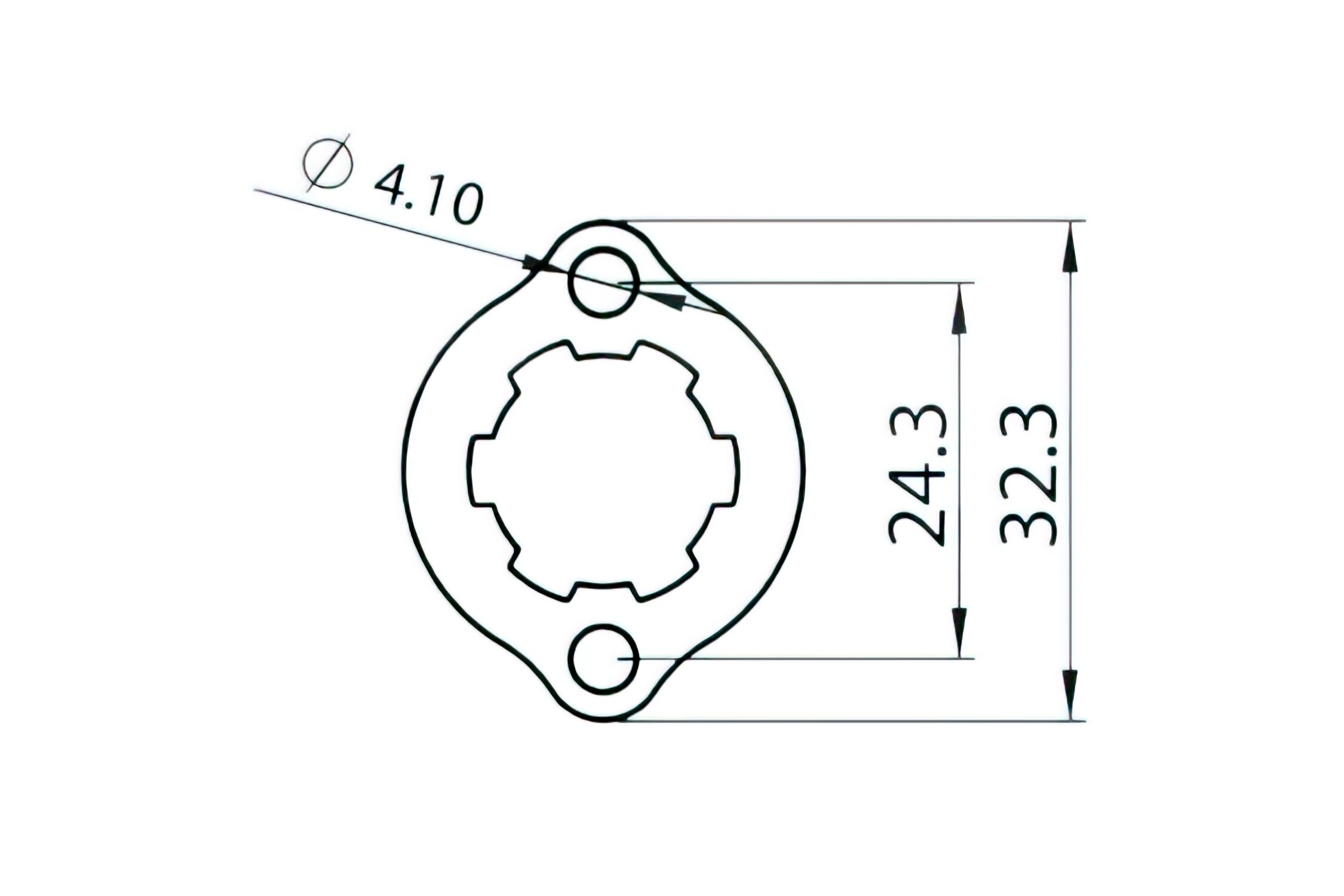 Image of Halterung Ritzel 11 Zähne spezial Derbi Euro 2 / 3