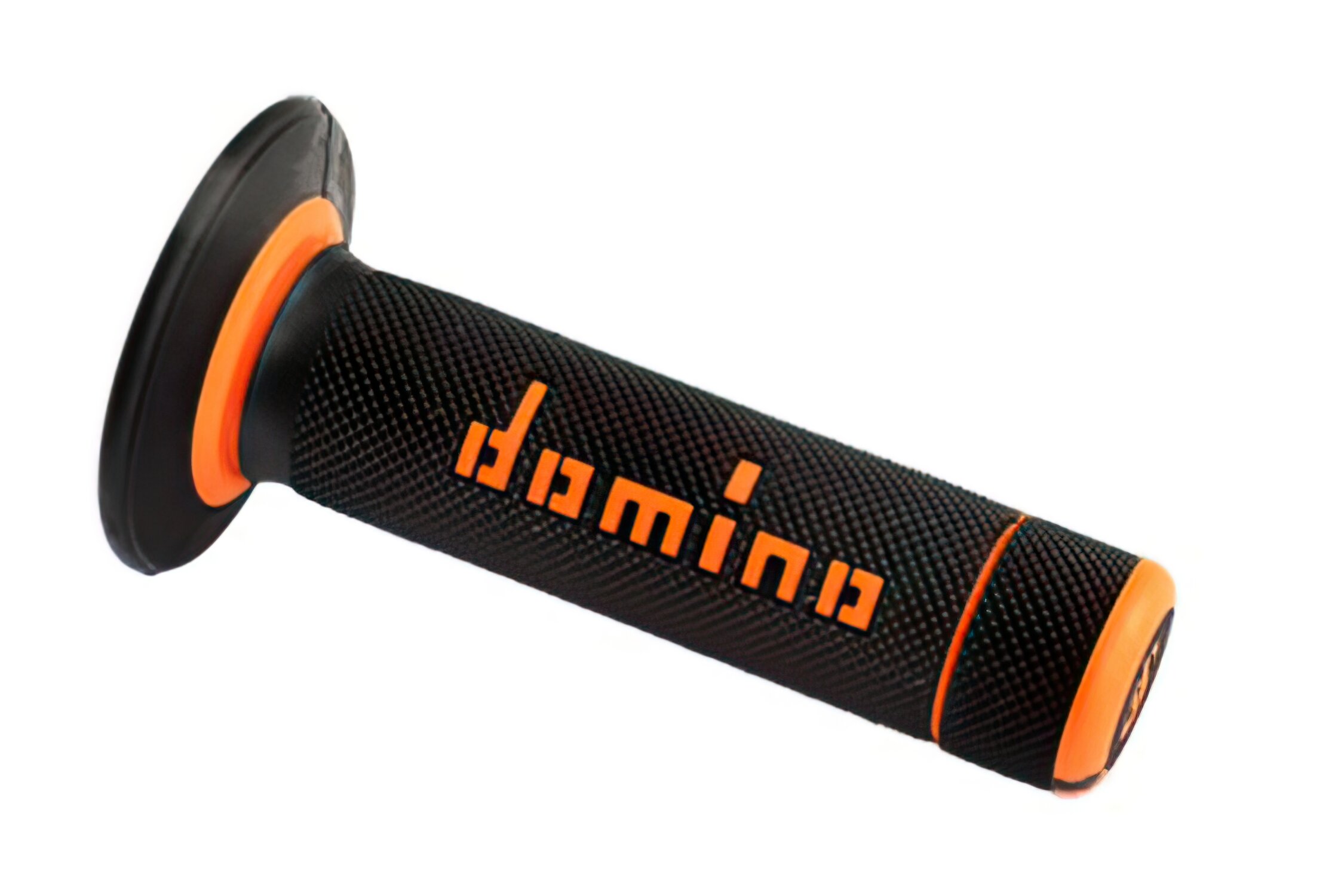 Image of Lenkergriffe Domino A020 2-Komponenten schwarz / orange