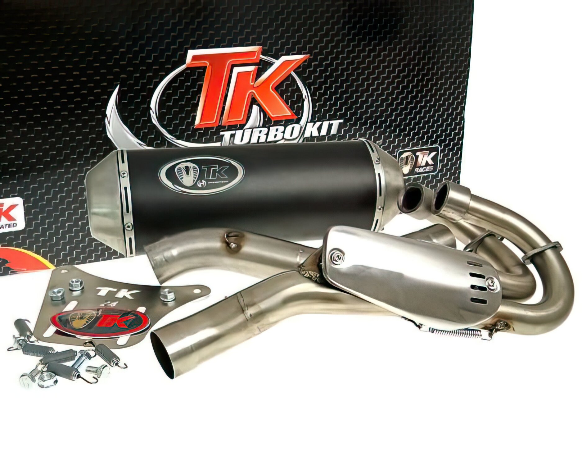 Image of Auspuff Turbo Kit 2-in-1 Quad / ATV Yamaha YFM 660R Raptor