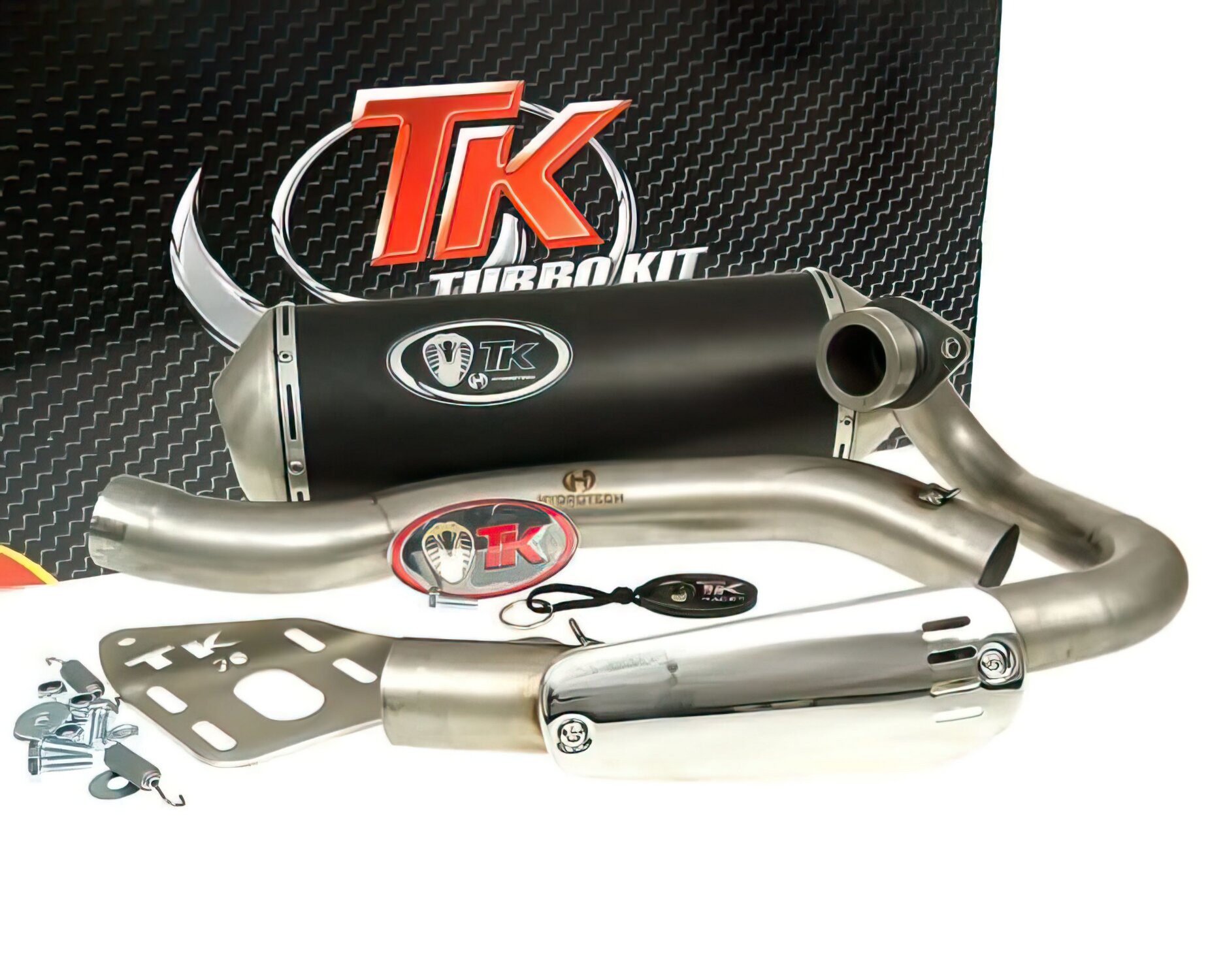 Image of Auspuff Turbo Kit Quad / ATV Suzuki LTZ / Kawasaki KFX 400cc