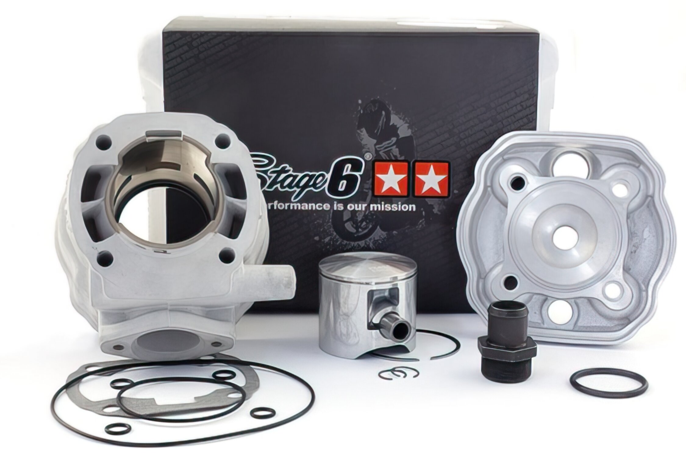 Image of Zylinder Kit Stage6 Big Racing 88ccm Aluminium Derbi Euro 2