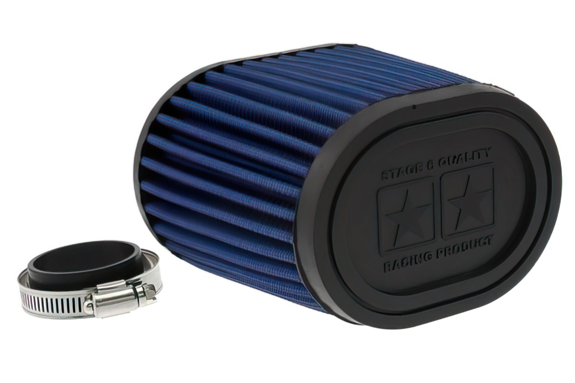 Image of Luftfilter Stage6 DRAG RACE AW 44/50mm TM24/PWK/VHST blau