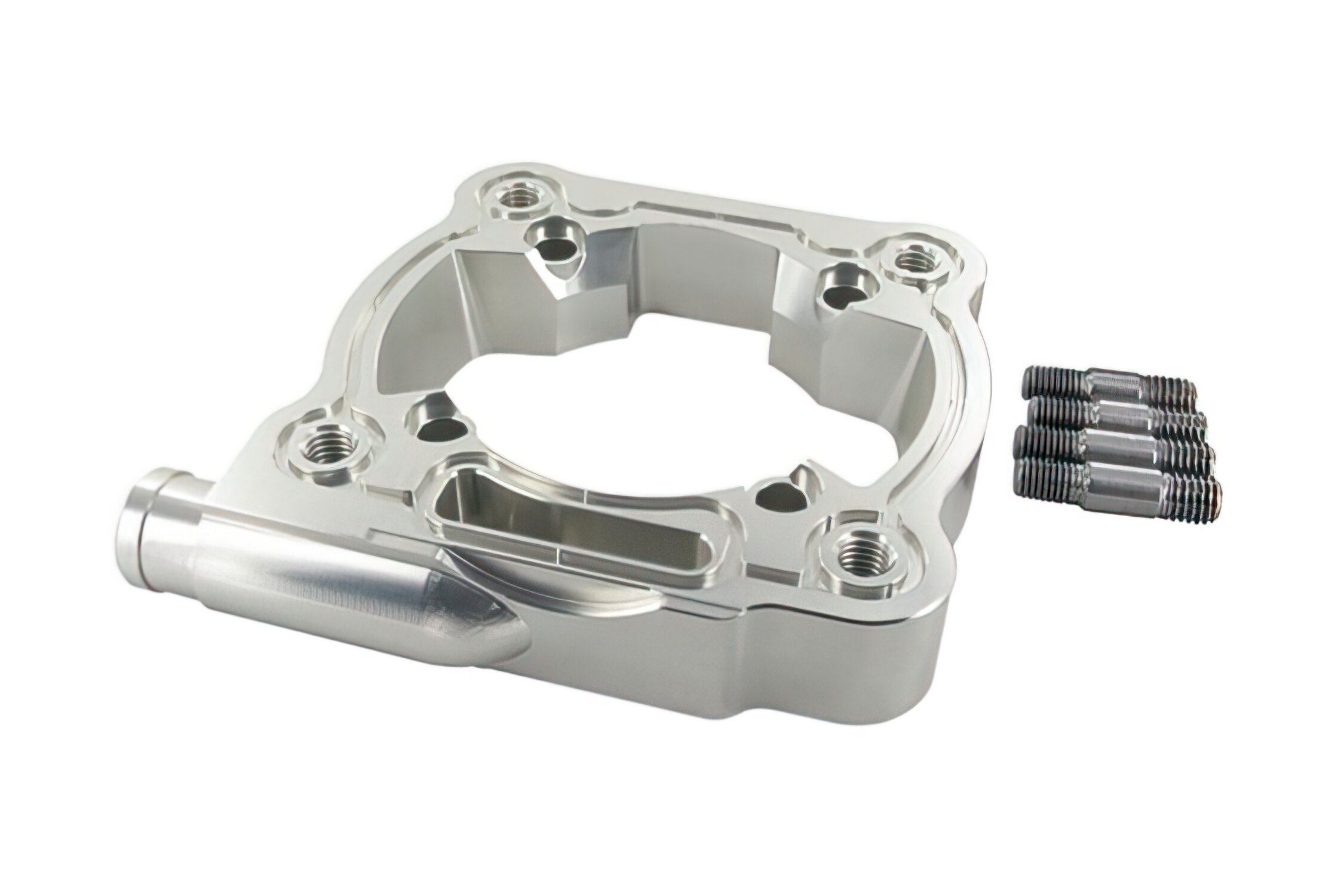 Image of Zylinderfußadapter + Stehbolzen Stage6 R/T Big Bore 95cc Minarelli liegend LC