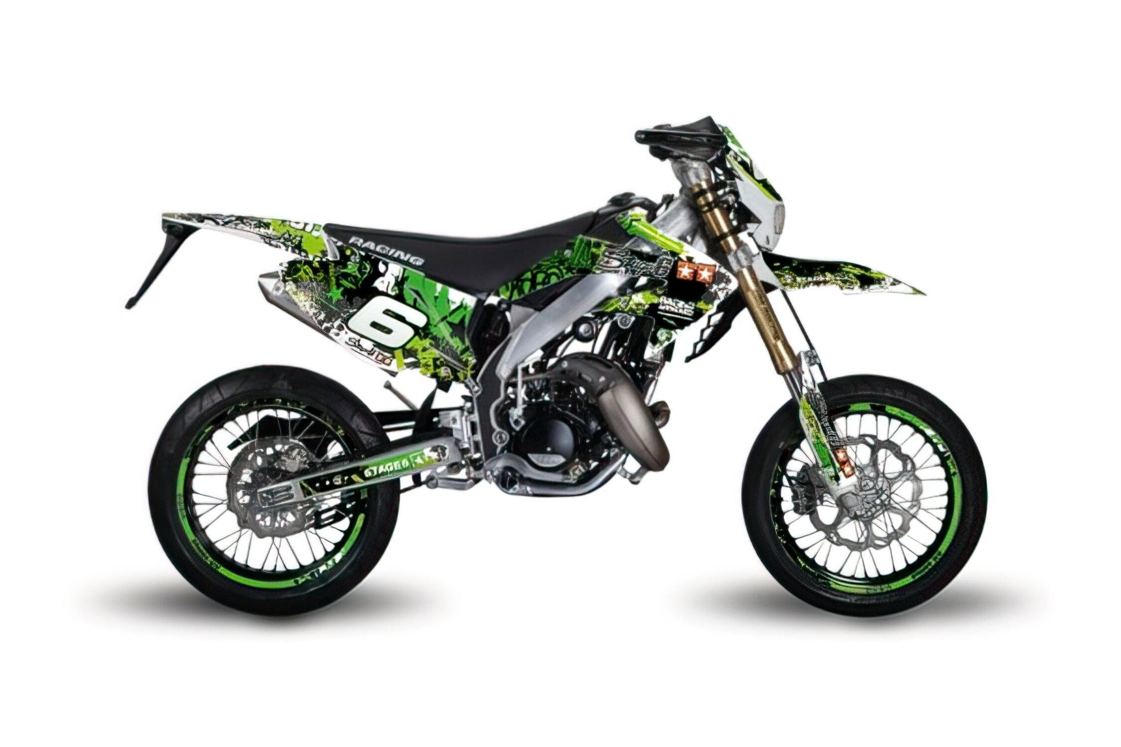 Image of Dekor Kit Honda HM 50 Stage6 grün / schwarz
