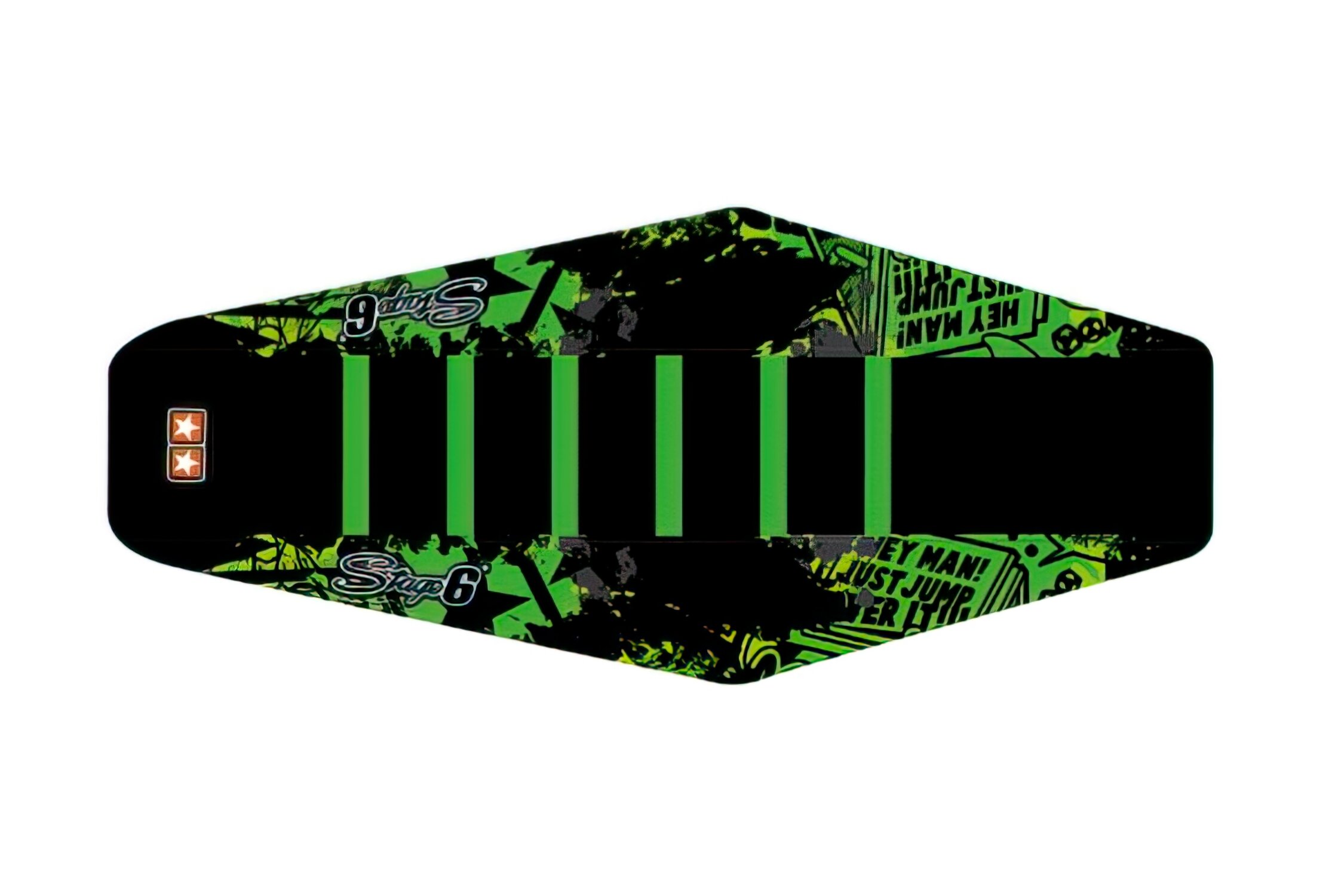 Image of Sitzbezug Derbi Xtreme 2011 - 2017 Stage6 Full Covering grün / schwarz