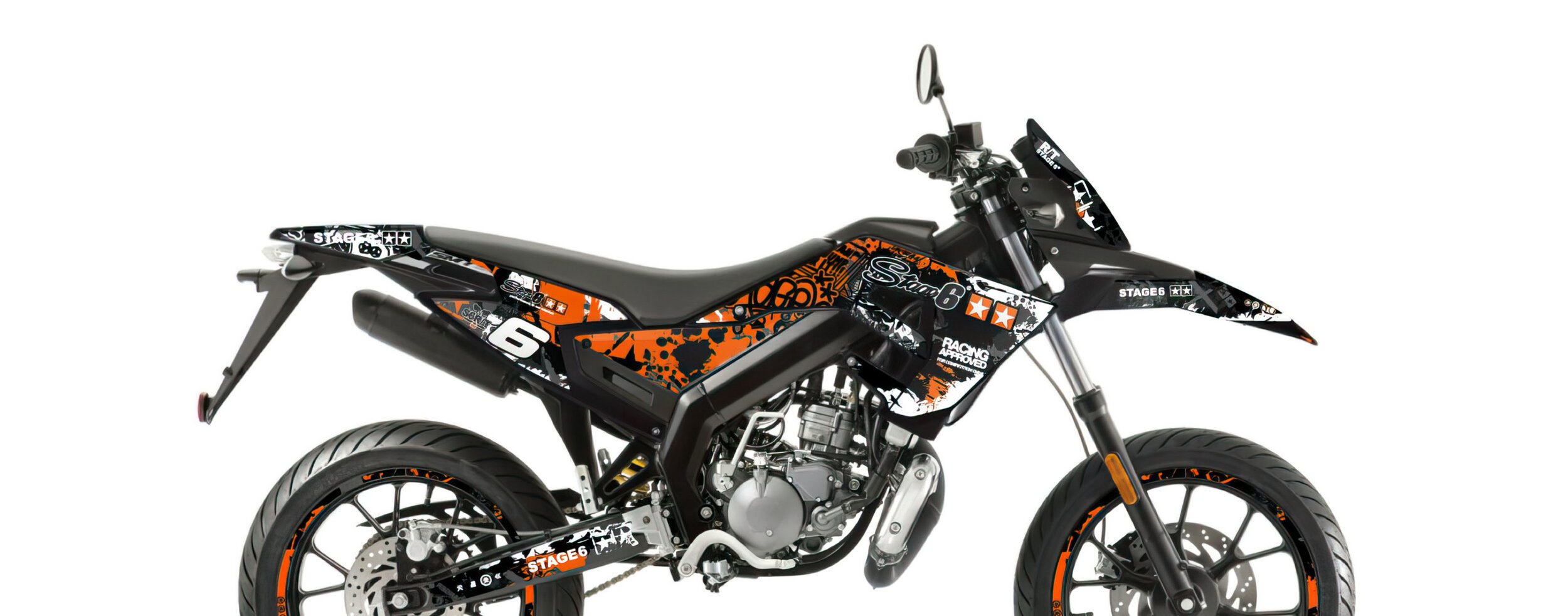 Image of Dekor Kit Derbi Xtreme 2018 - 2020 orange / weiß