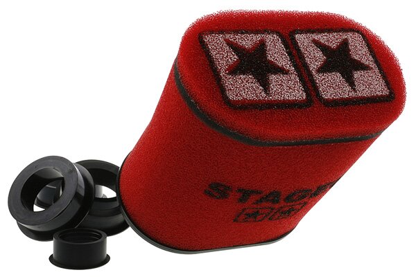 Image of Racingluftfilter Stage6 Double Layer gross AW 35-55mm Rot