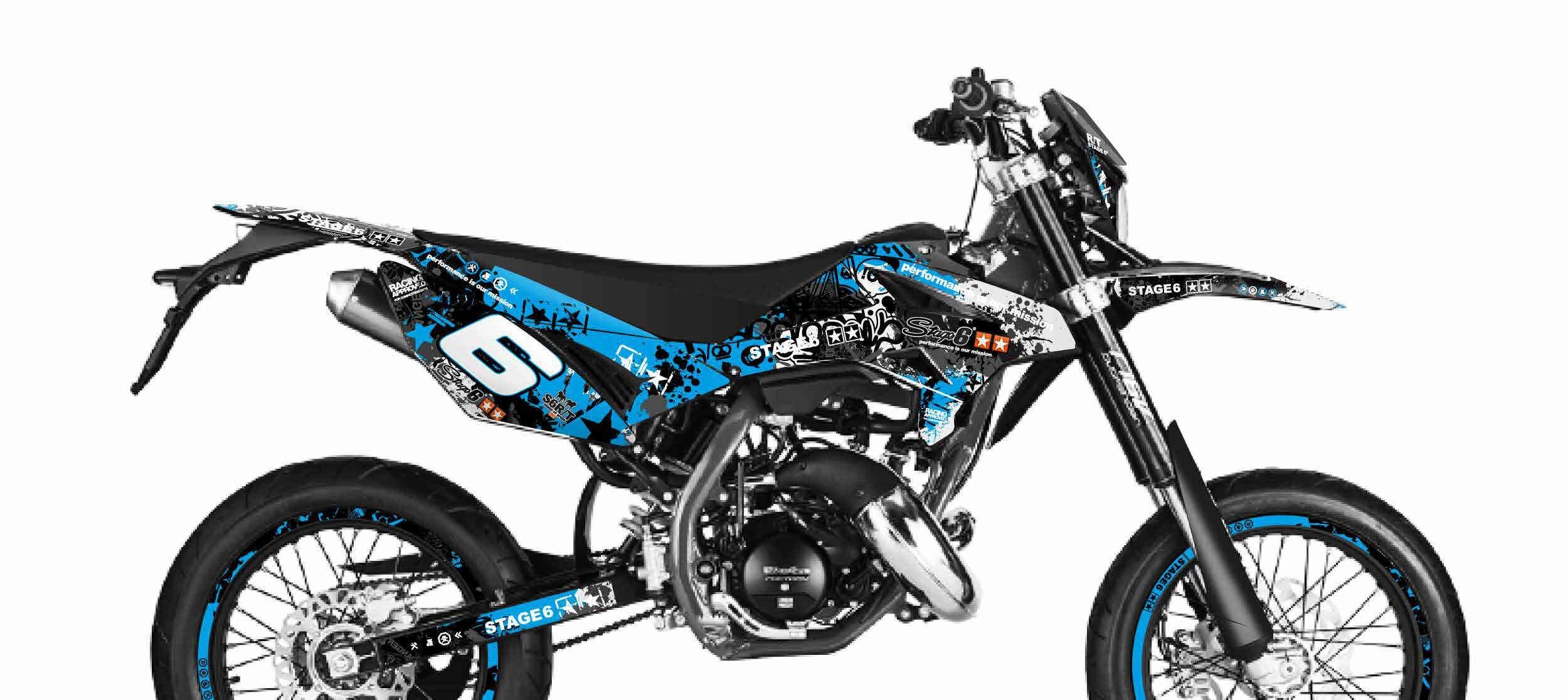 Image of Dekor Kit Beta RR 2011 - 2020 blau / schwarz