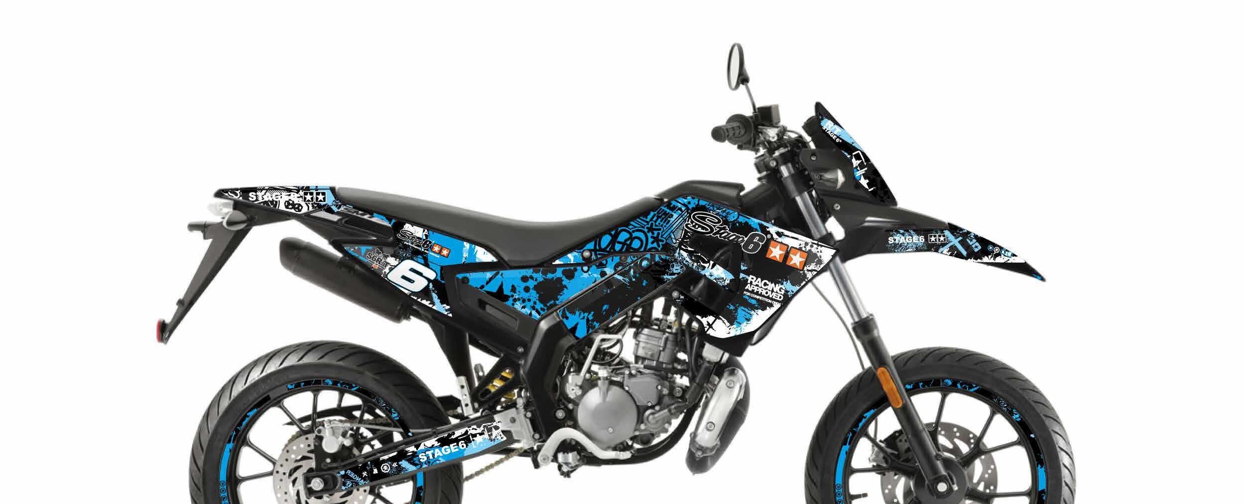 Image of Dekor Kit Derbi Xtreme 2018 - 2020 blau / schwarz
