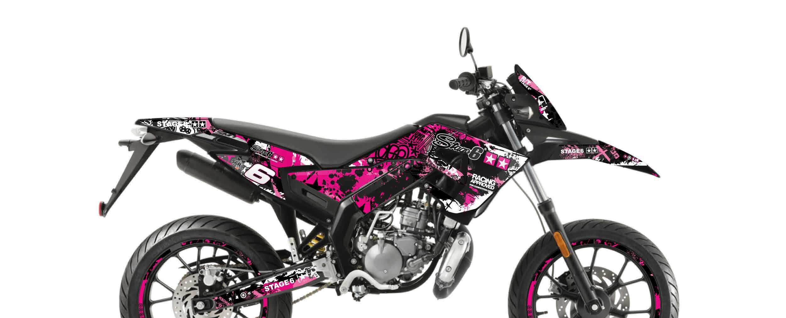 Image of Dekor Kit Derbi Xtreme 2018 - 2020 pink / schwarz