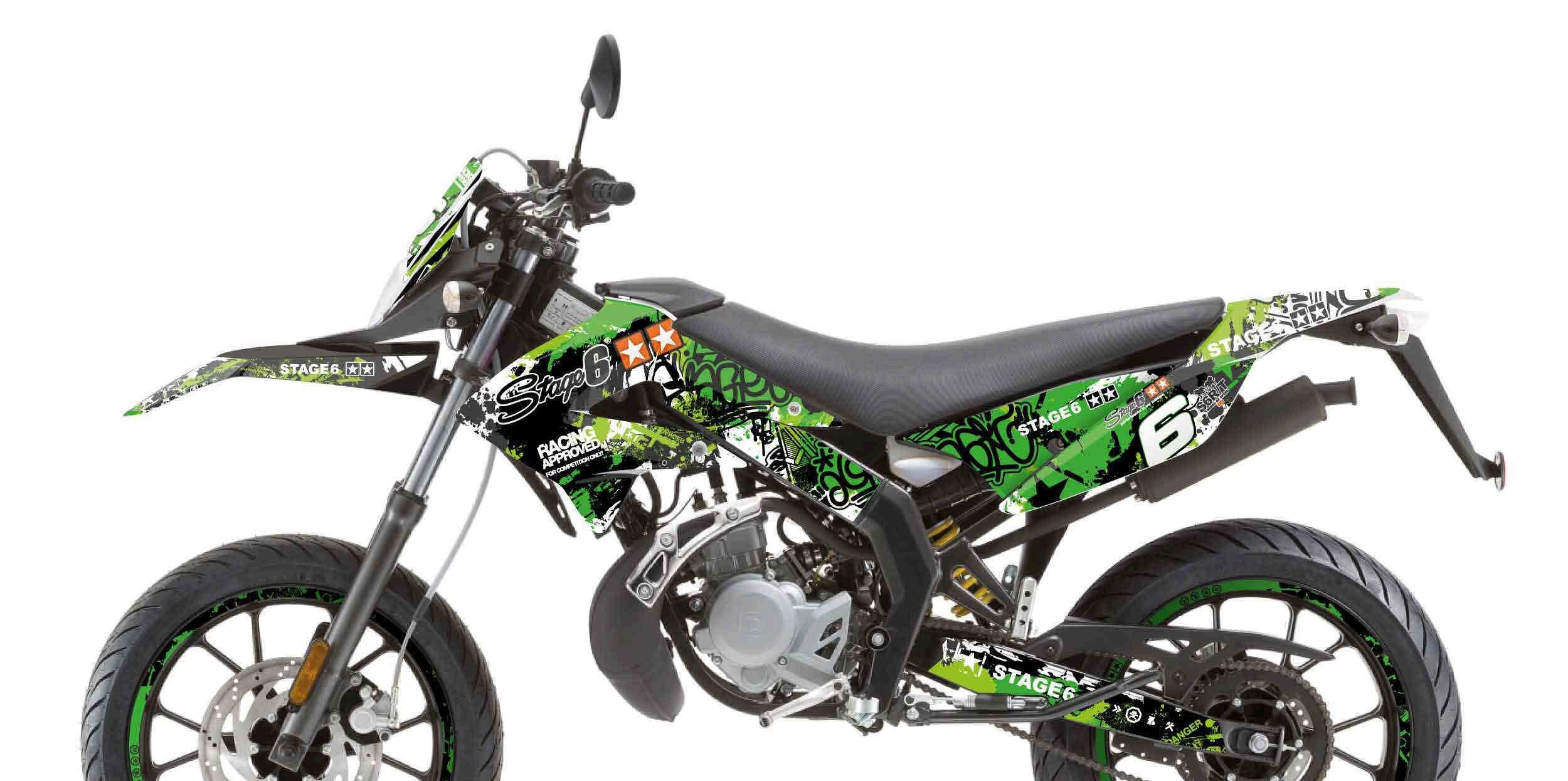 Image of Dekor Kit Derbi Xtreme 2011 - 2017 Stage6 grün / schwarz