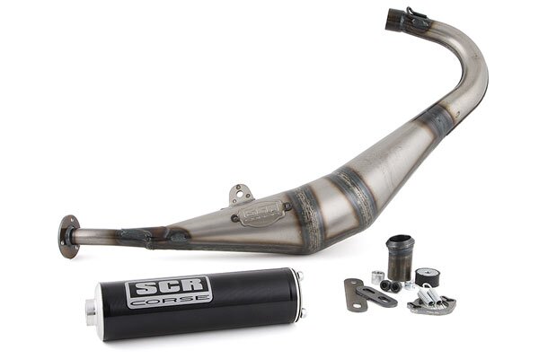 Image of Auspuff SCR Corse Handmade 50 / 70 Derbi Senda
