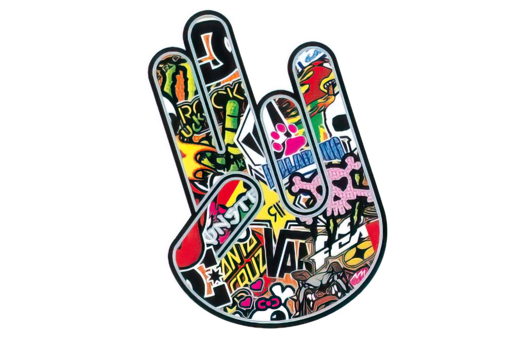 Image of Aufkleber Fingers Sticker Bomb