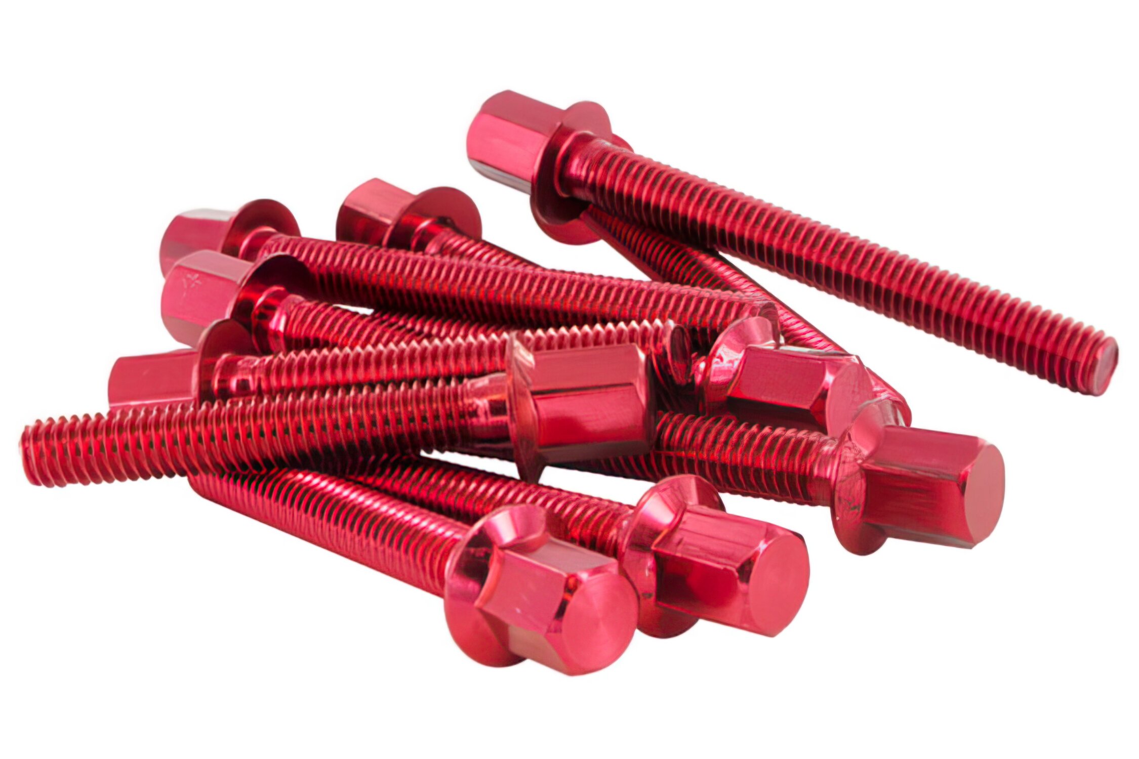 Image of Motordeckel Schraubenset STR8 New Style Peugeot rot