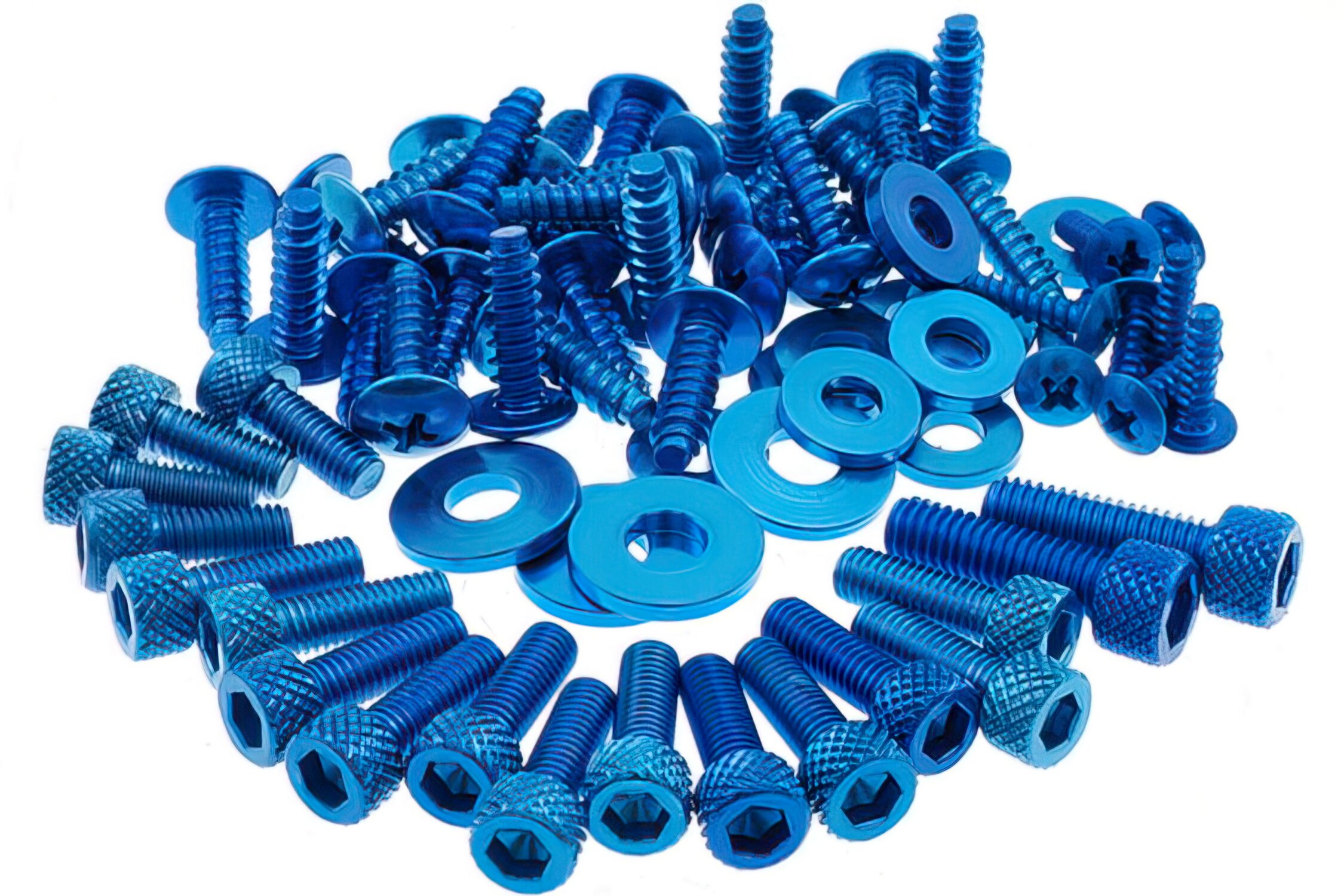 Image of Verkleidungsschrauben STR8 Yamaha Aerox blau