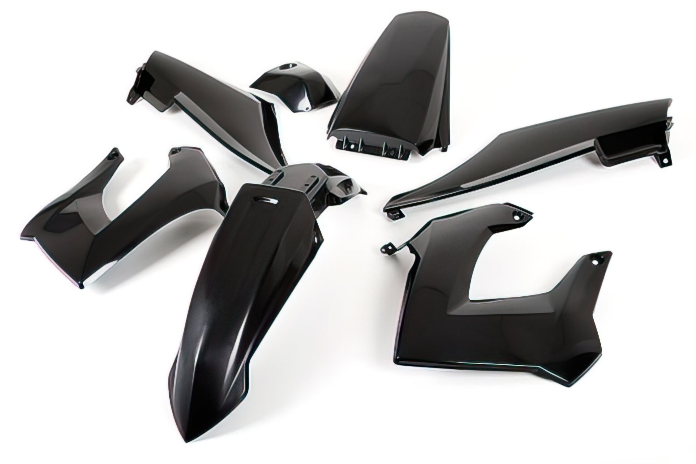 Image of Verkleidungskit 7 Teile schwarz Derbi X-treme bis 2011