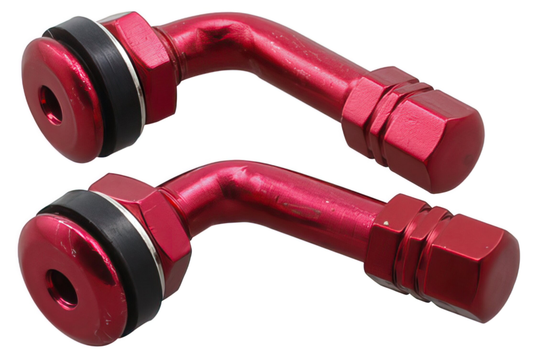 Image of Reifenventile STR8 abgewinkelt rot