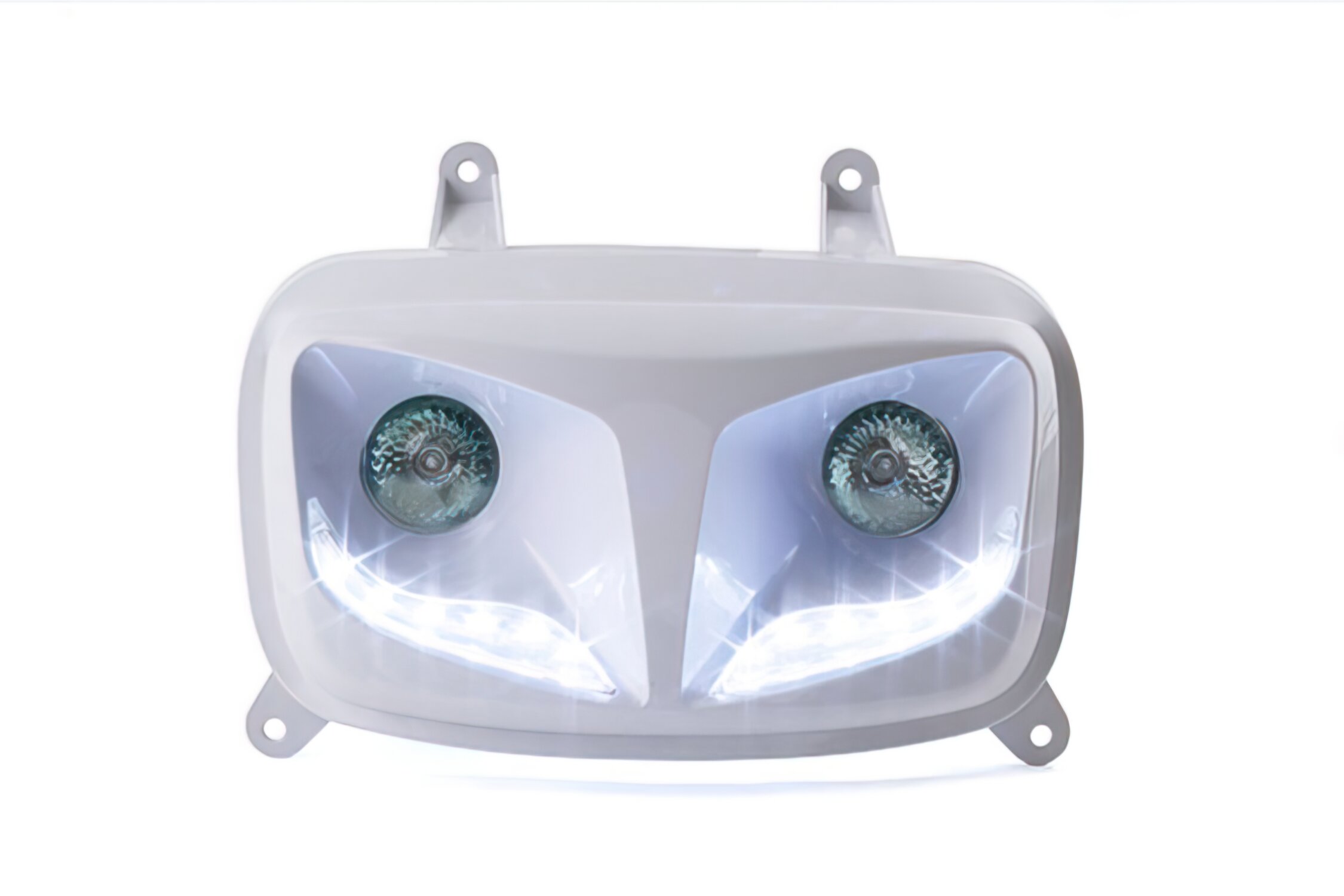 Image of Doppel-Optik EyeLight Yamaha BWS / Booster ab Bj. 2004 weiß