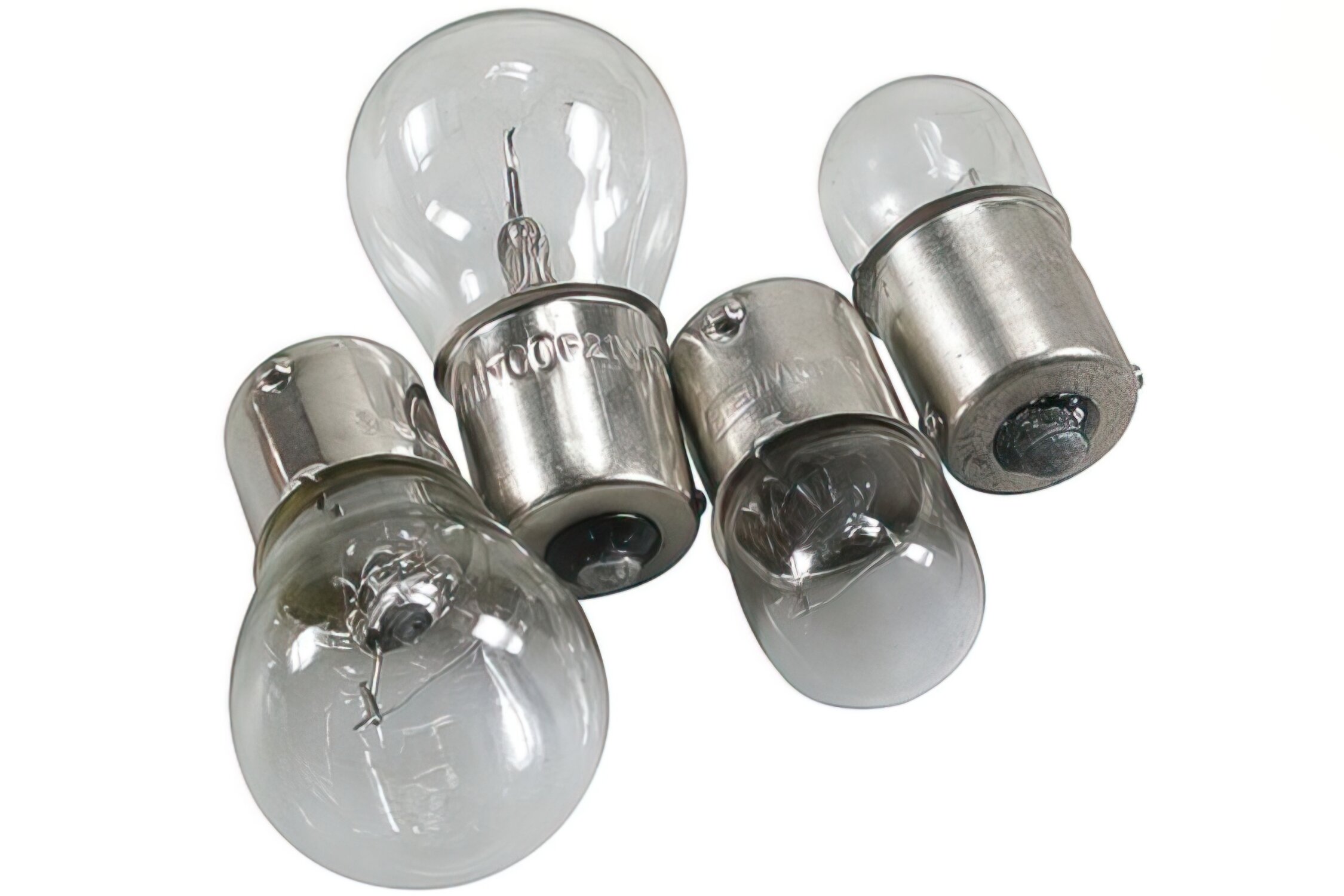 Image of Blinkerlampenset 2x 12V 10W 2x 12V 21W BA15S weiß
