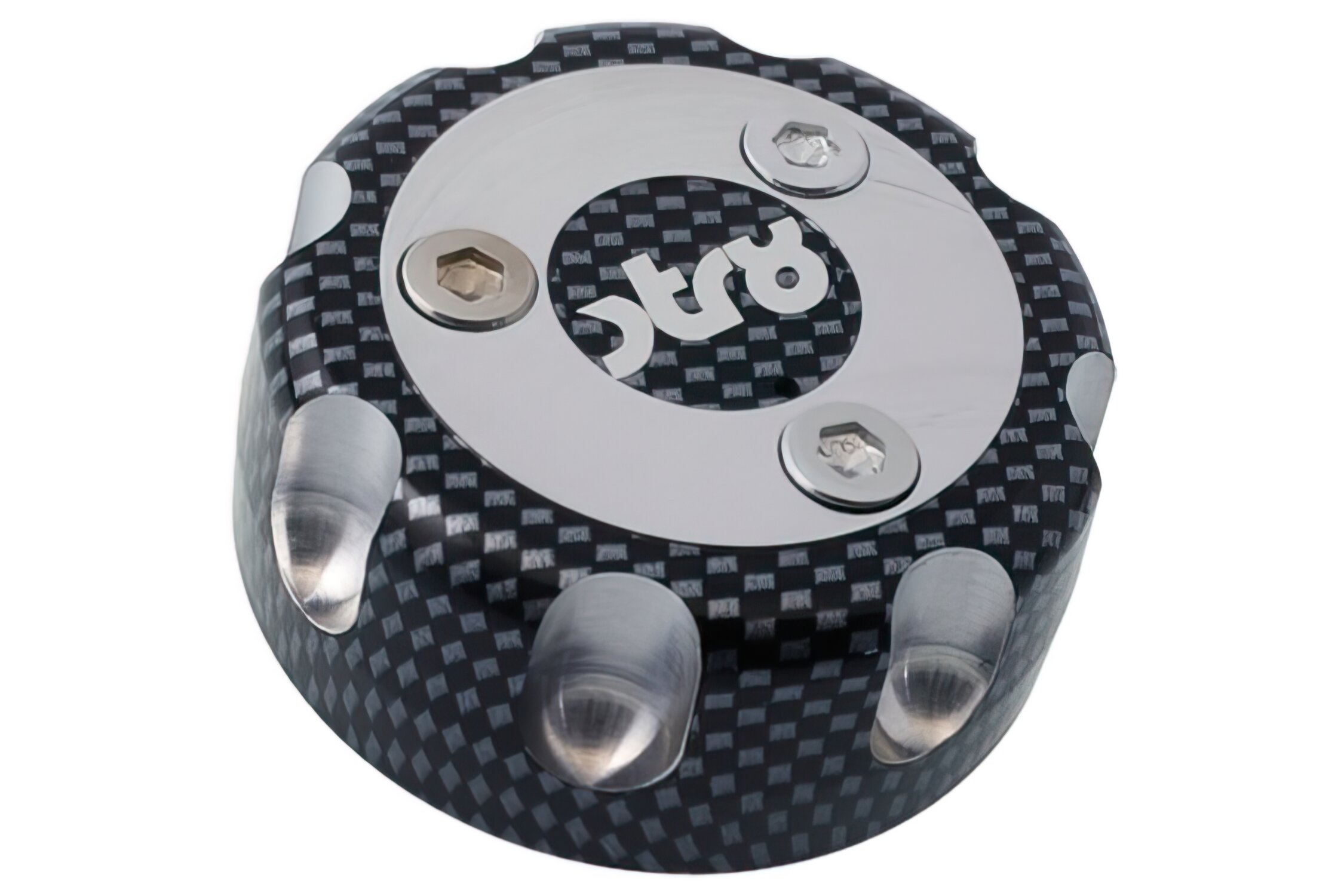 Image of Tankdeckel STR8 CNC Yamaha / MBK / Derbi Senda carbon