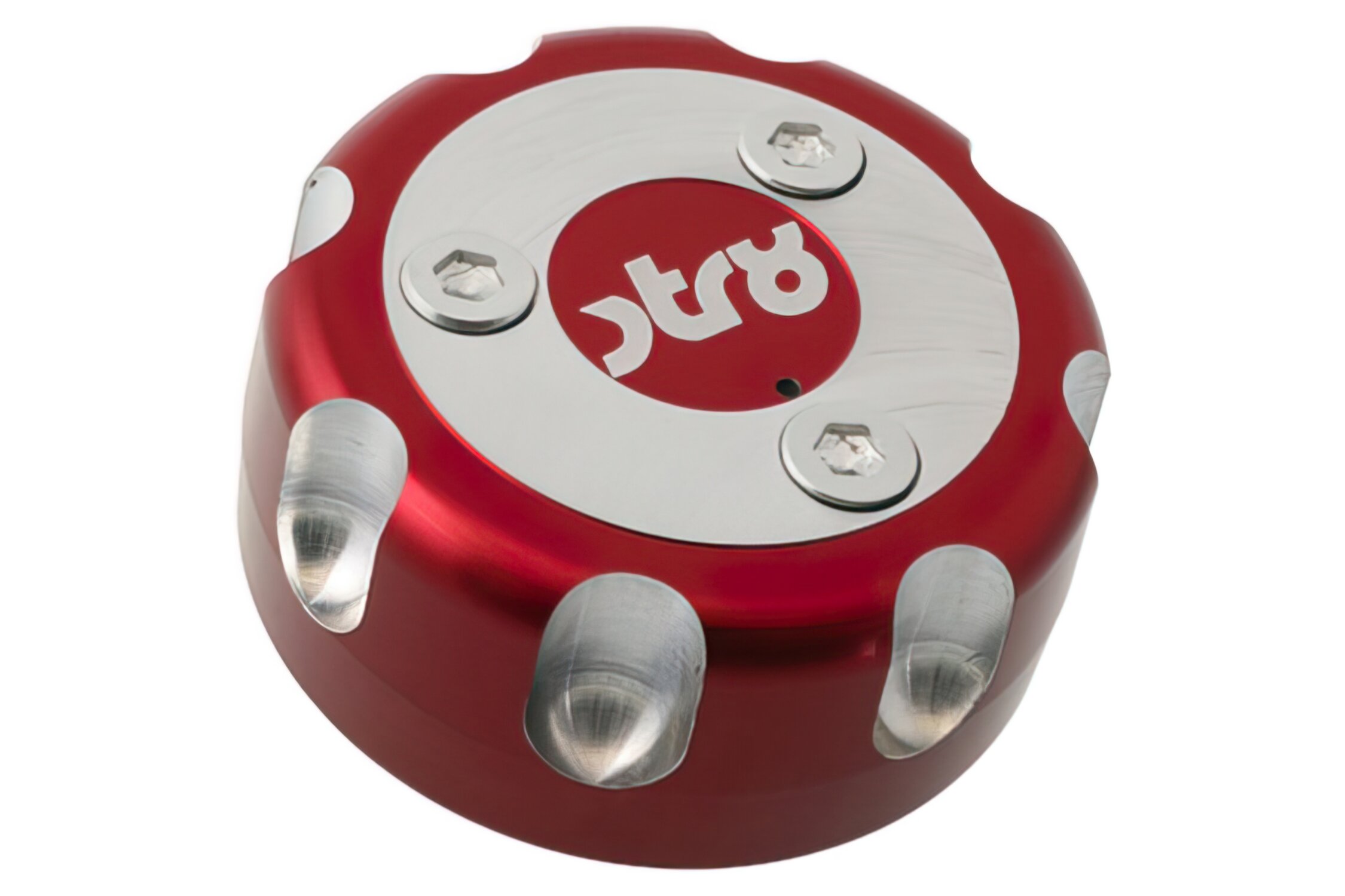 Image of Tankdeckel STR8 CNC Yamaha / MBK / Derbi Senda rot