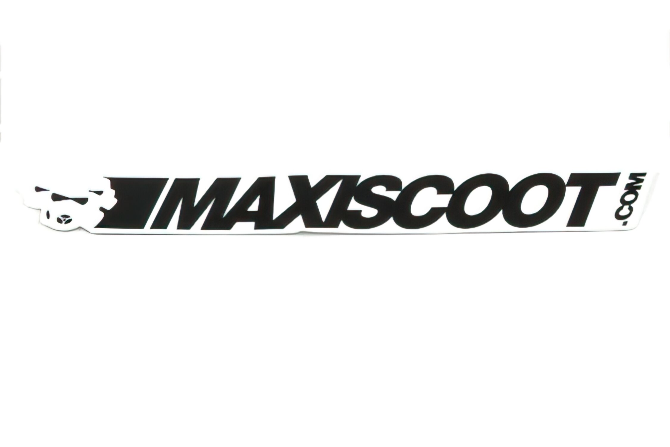 Image of Aufkleber Maxiscoot schwarz / weiß 120x14mm