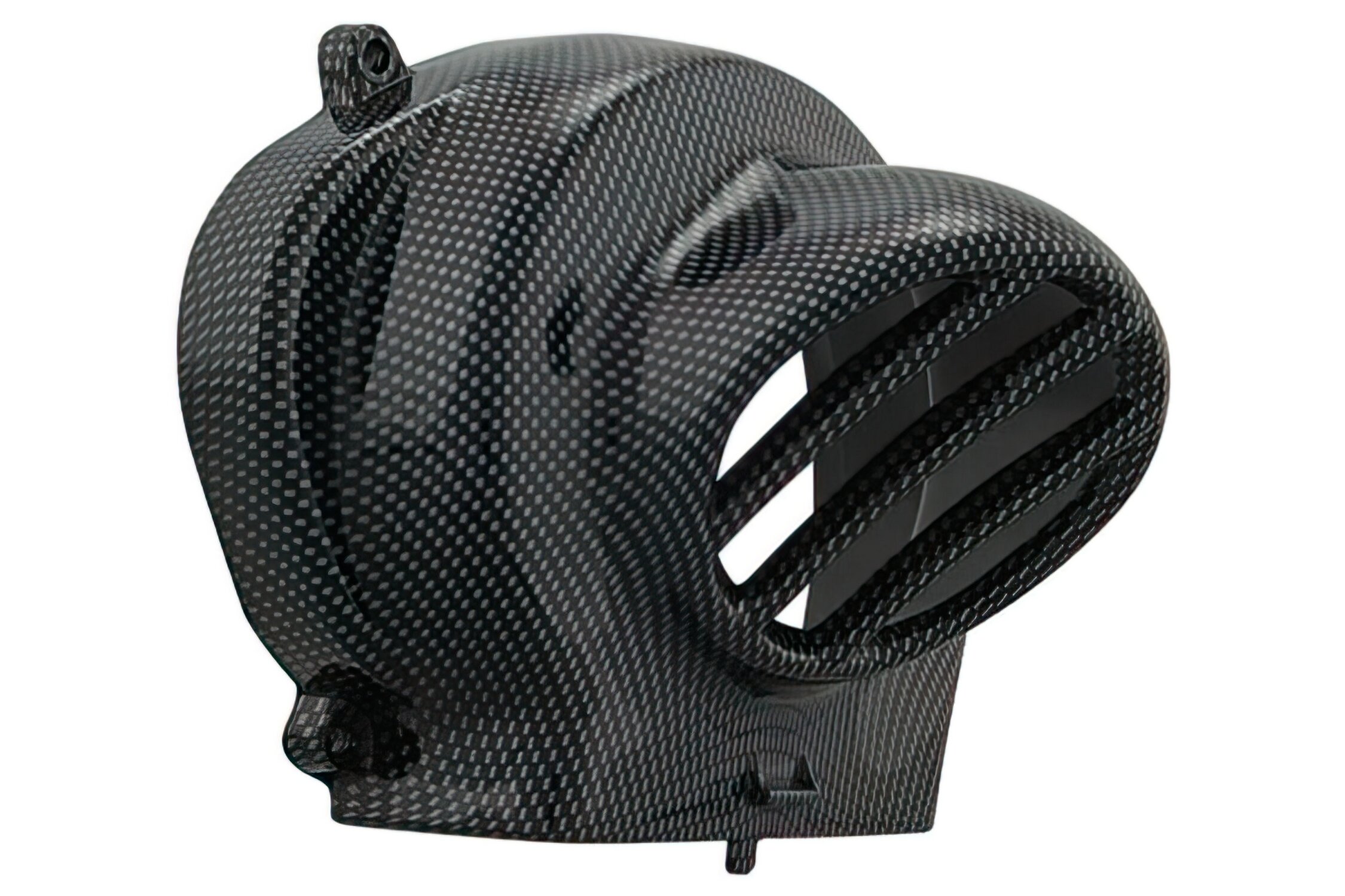 Image of Lüfterrad Abdeckung Piaggio AC bis 1998 carbon
