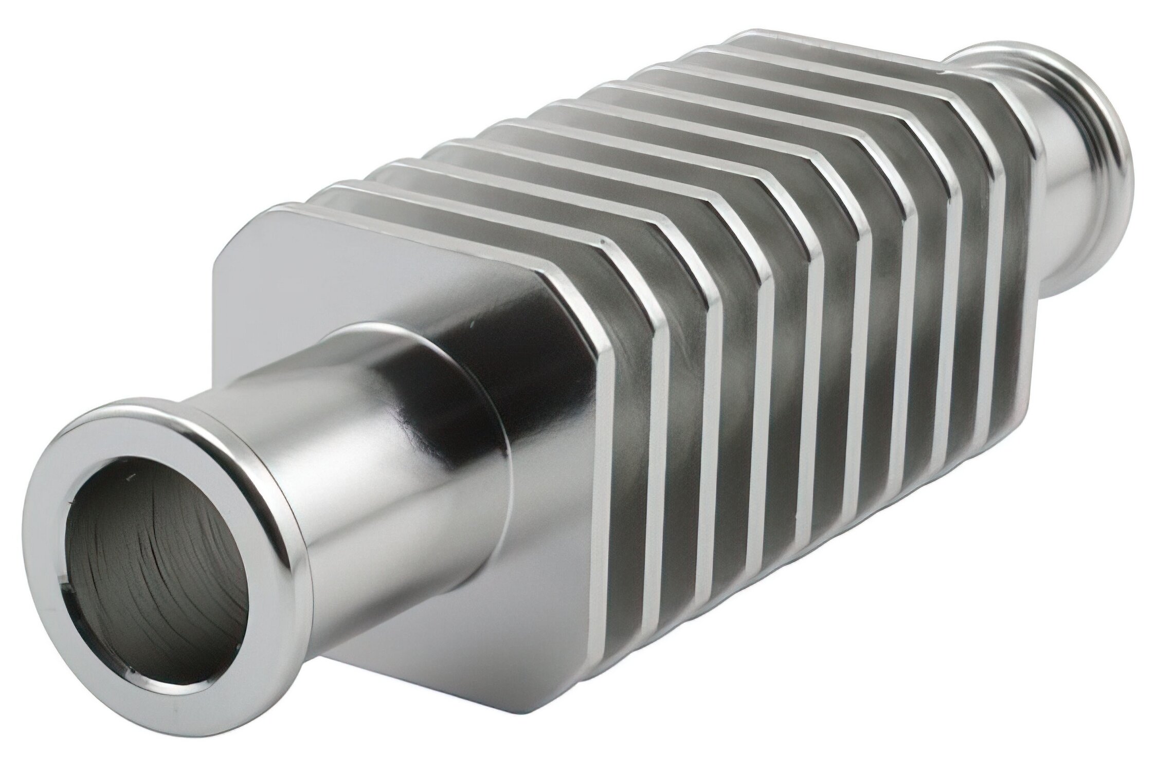 Image of Durchlaufkühler Alu eckig chrome