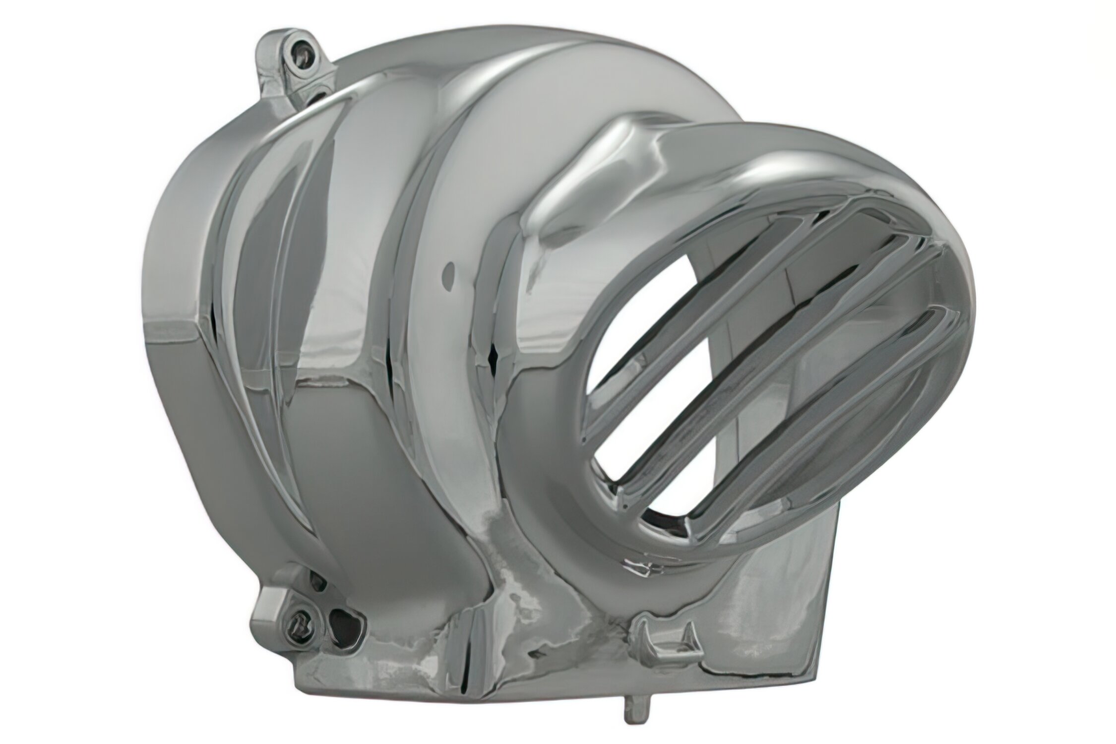 Image of Lüfterrad Abdeckung Piaggio AC bis 1998 chrom mit Lufthutze