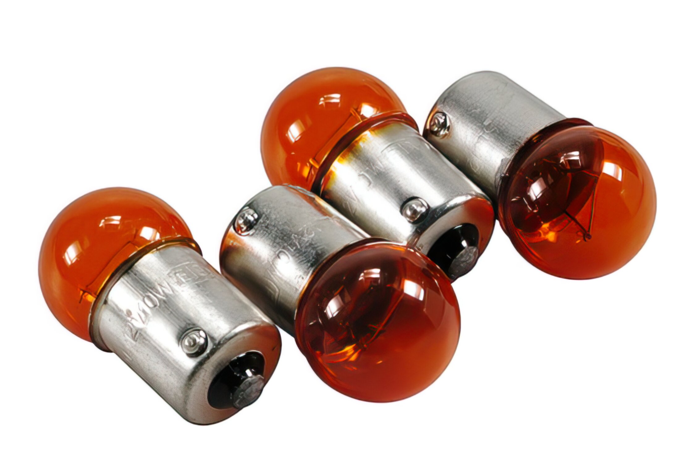 Image of Blinkerlampenset (x4) 12V - 10W BA15S orange