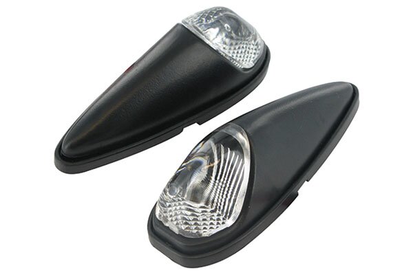 Image of Blinker Custom Led klarglas Gehäuse schwarz zum Aufkleben