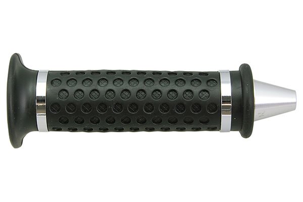 Image of Lenkergriffe STR8 Konik mit konischen Enden schwarz / chrom