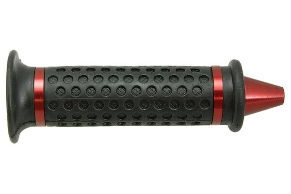 Image of Lenkergriffe STR8 Konik mit konischen Enden schwarz / rot