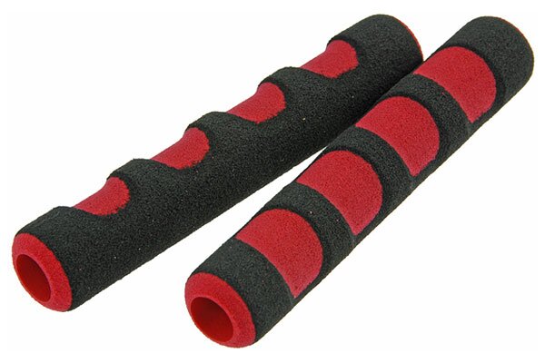 Image of Bremshebelüberzüge STR8 universal schwarz / rot