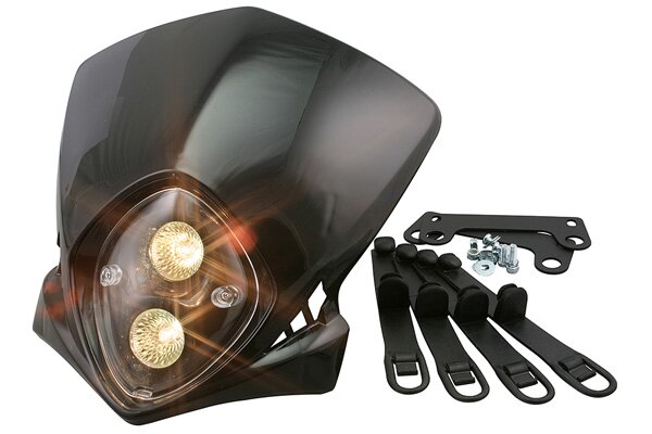 Image of Lichtmaske Racing Type universal schwarz