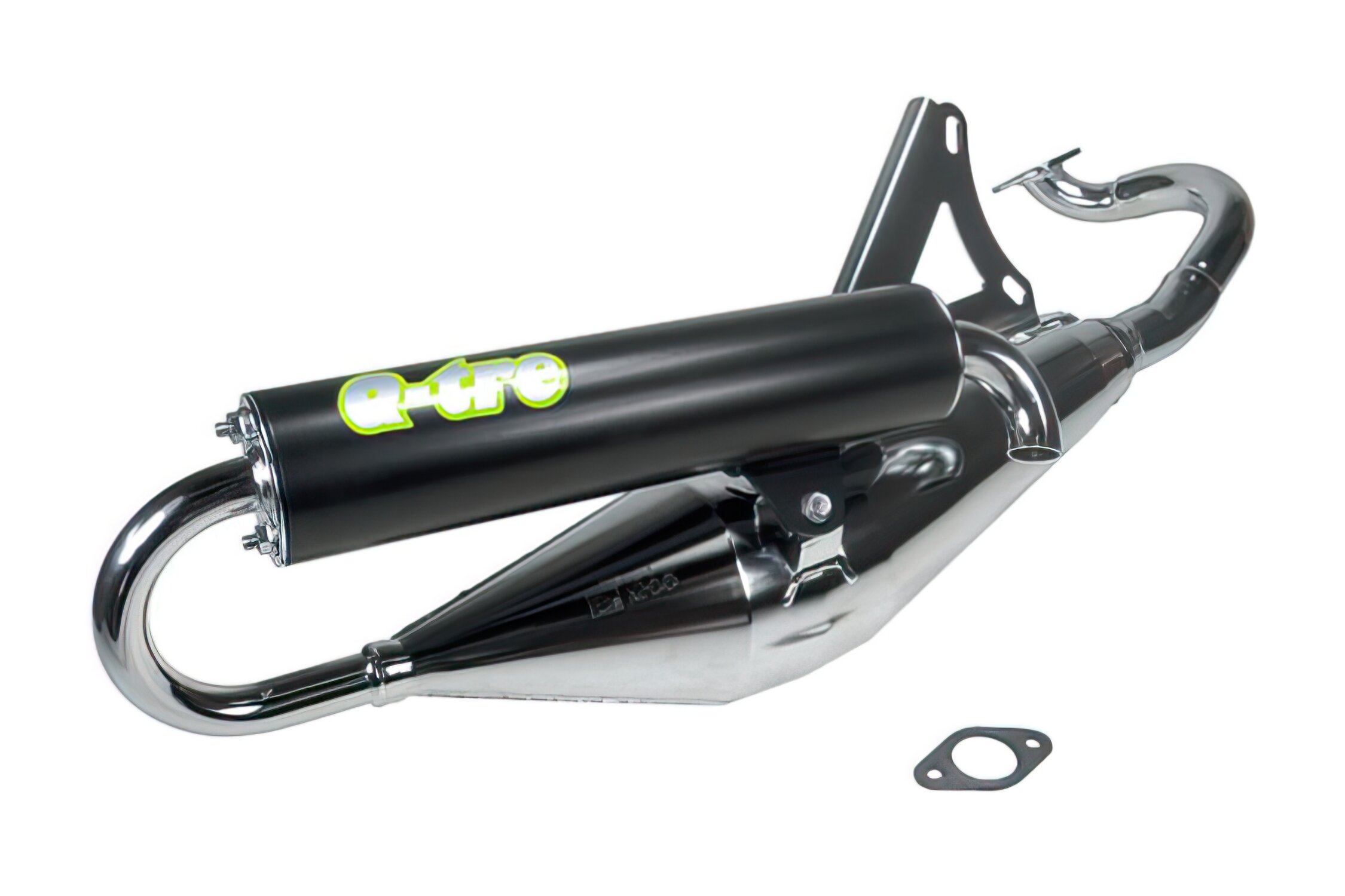 Image of Auspuff Tecnigas Q-TRE Minarelli liegend chrome