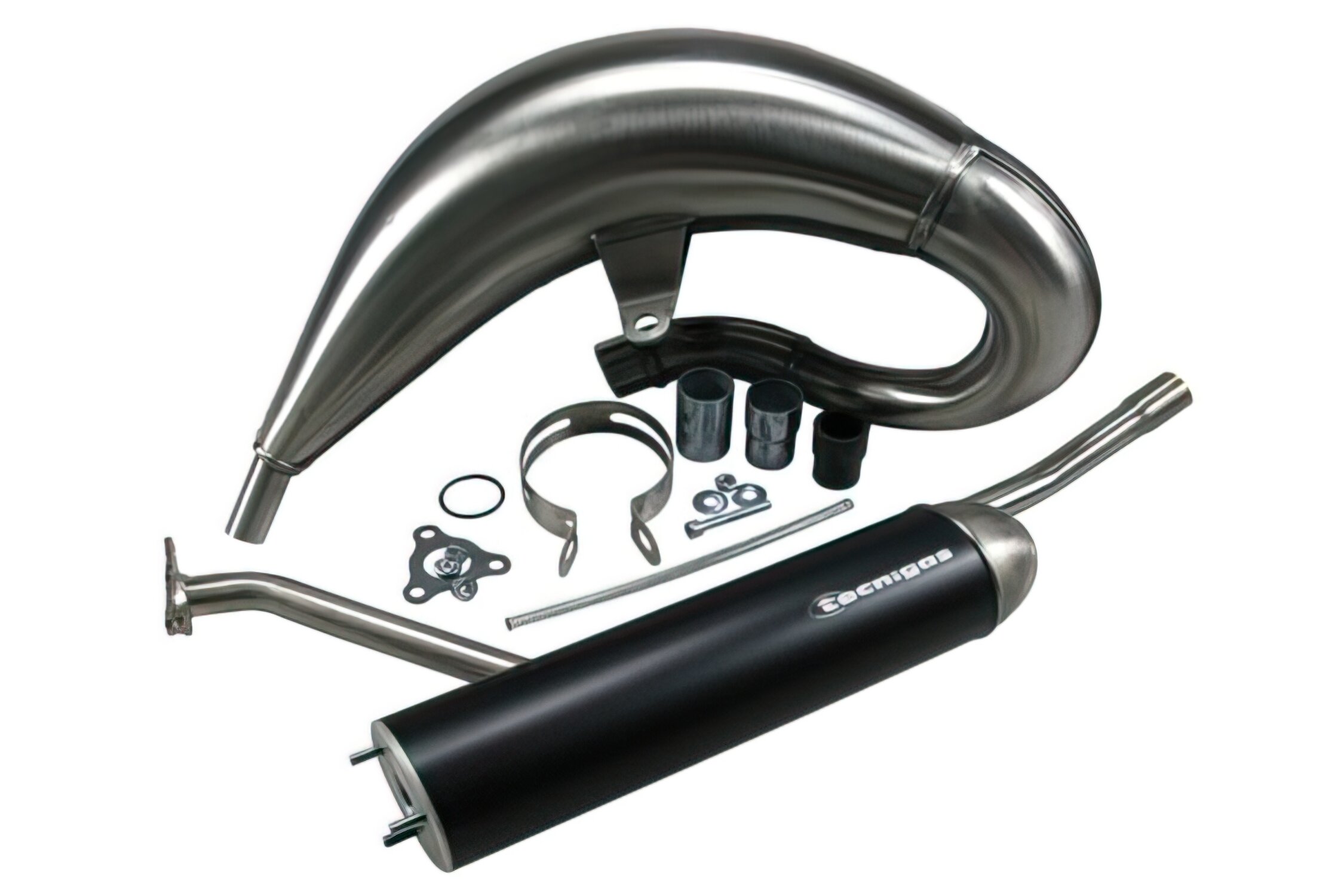 Image of Auspuff Tecnigas E-NOX STEEL Aprilia MX50/RX50 1996-2005