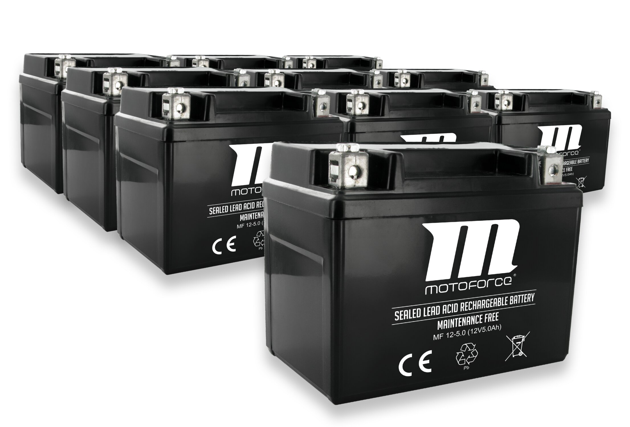 Image of 10x SLA Batterie SLA4L-BS / 12V 5Ah +25%