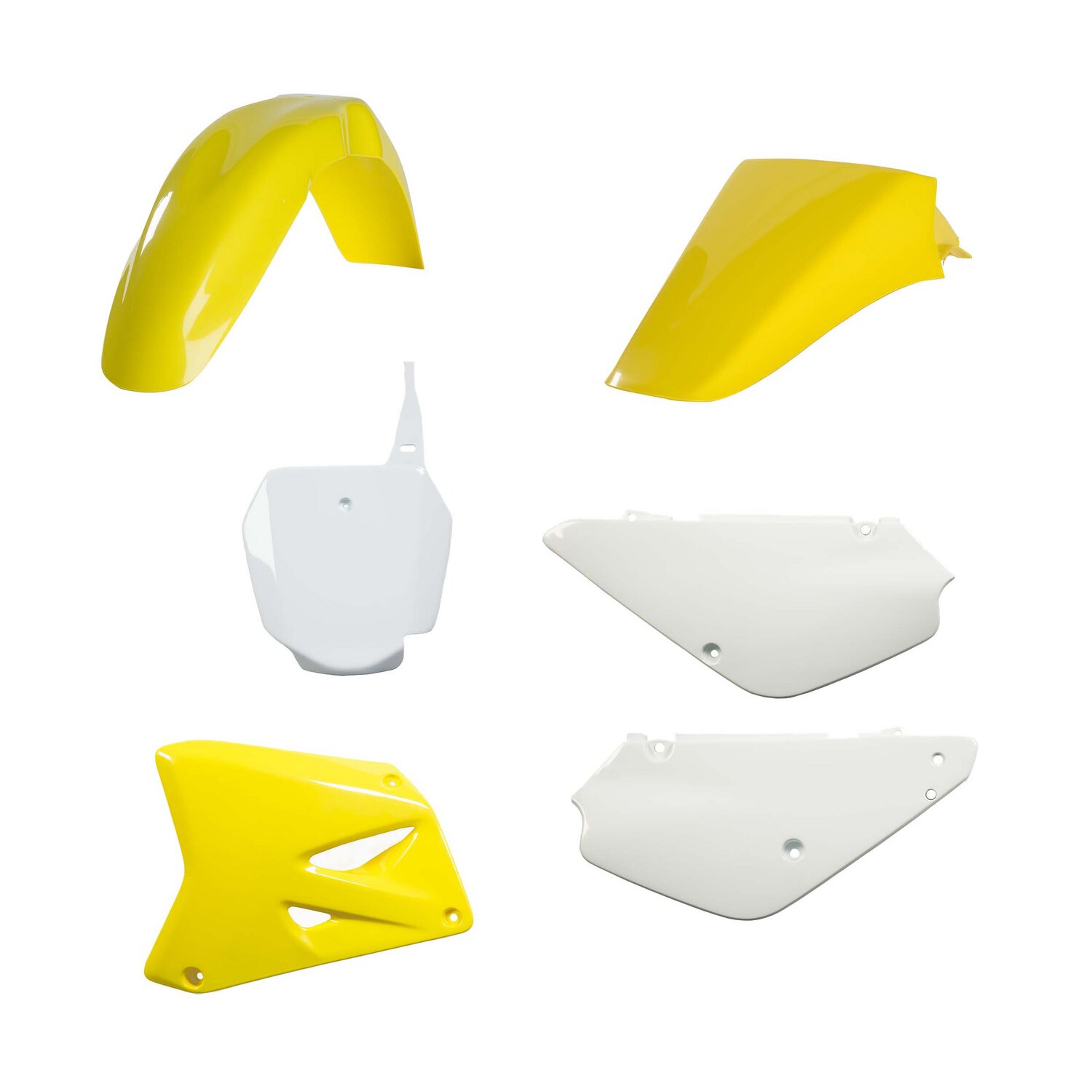 Image of Verkleidungskit Polisport RM 85 weiss-gelb
