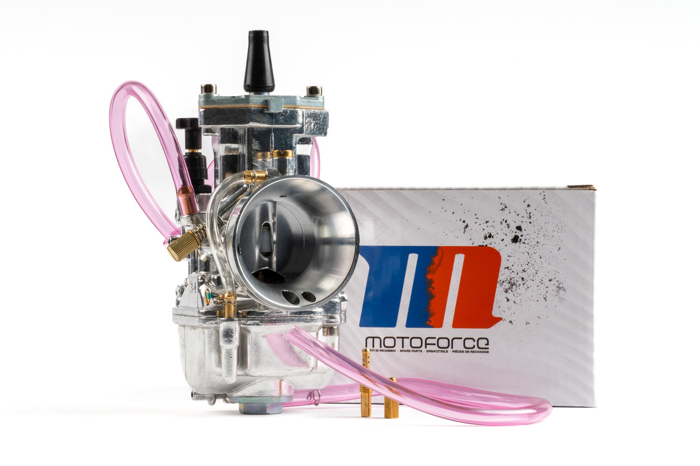 Image of Vergaser Typ PWK 30mm Motoforce Racing Chrom